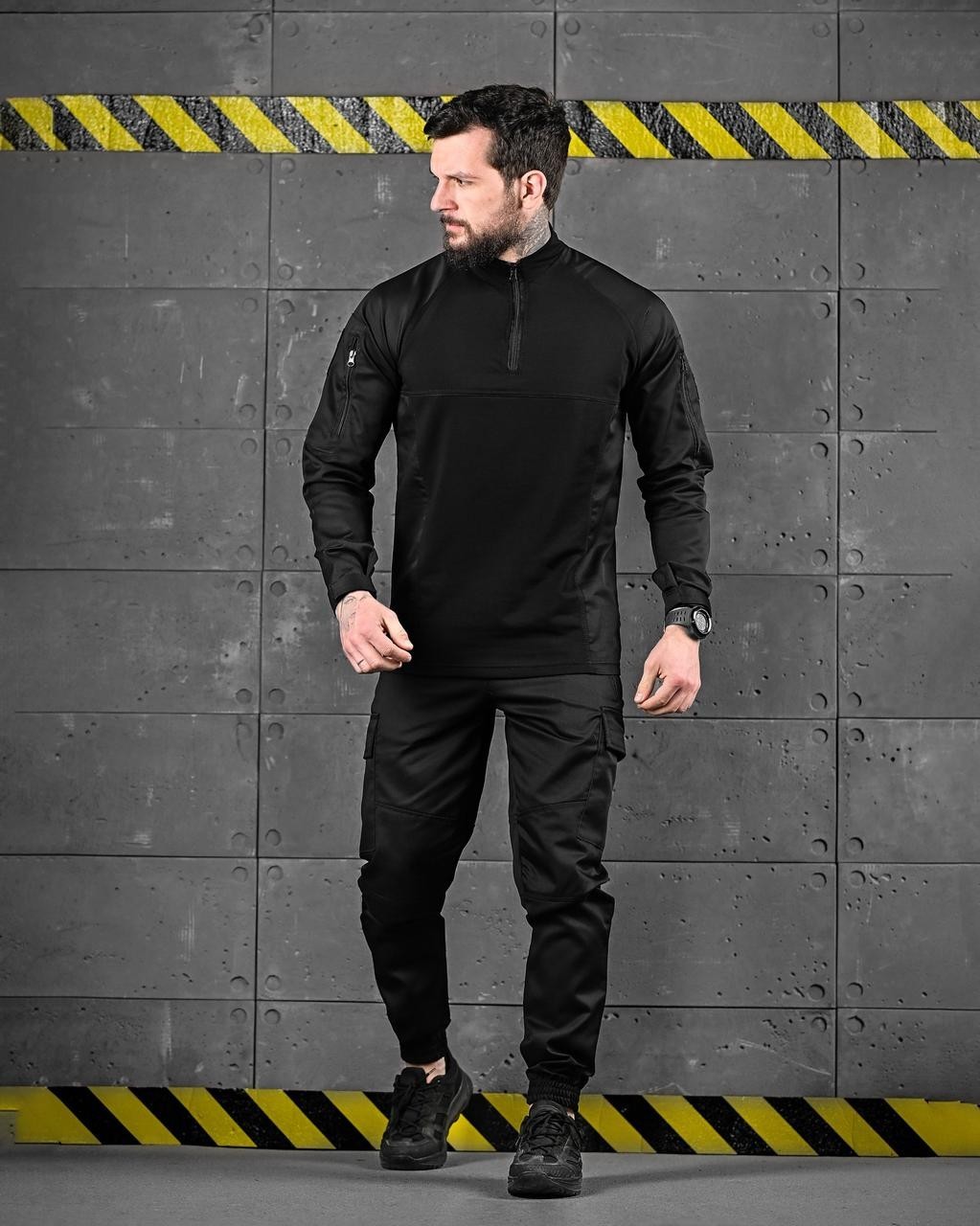 Tactical Black Uniform Oblivion, Tactical Black Suit, Summer Black Uniform, oyi