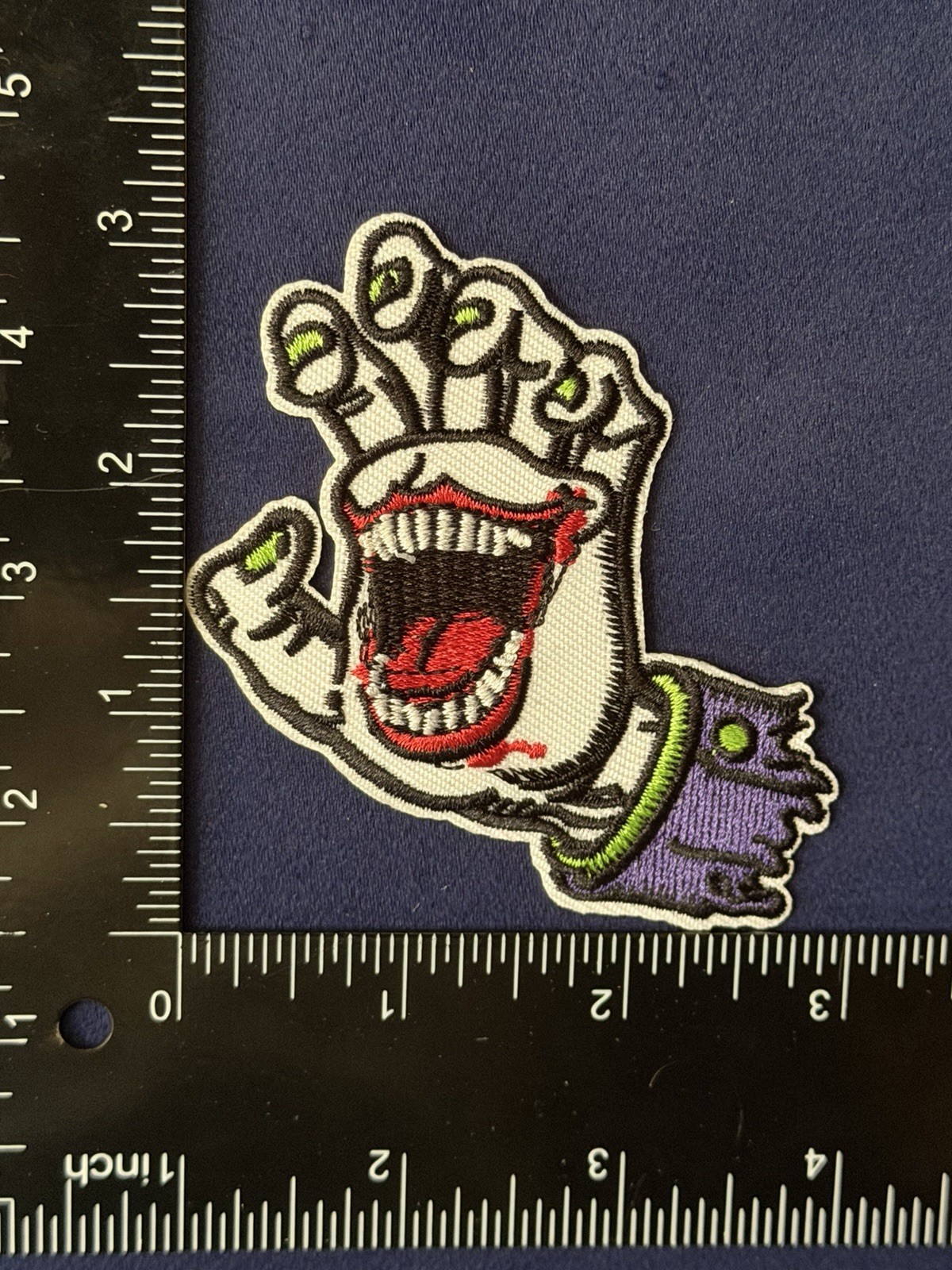 Joker Hand Santa Cruz Skateboard - NEW High Quality Embroidered Iron On Patch