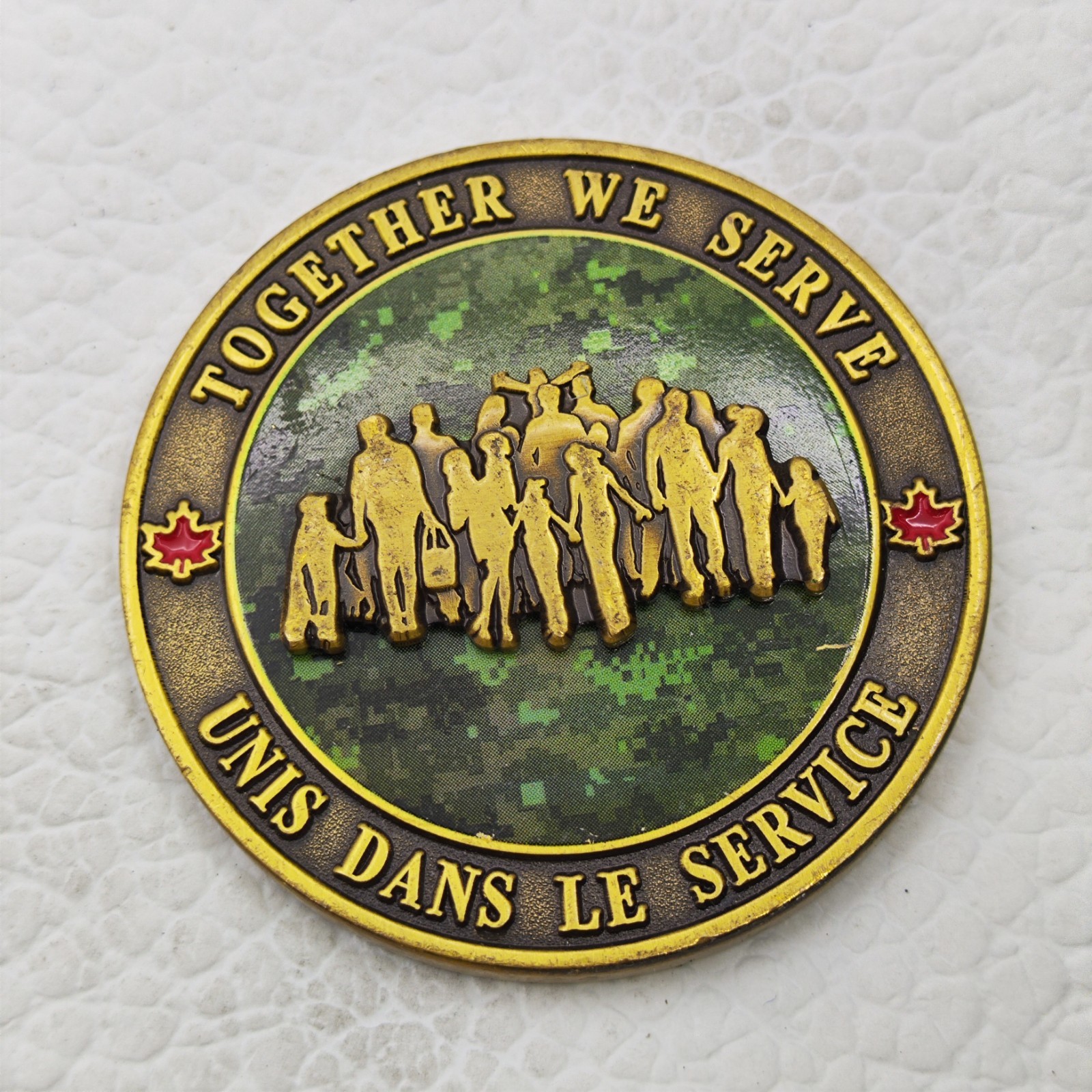 Canadian Military Family Together We Serve Challenge Coin #1