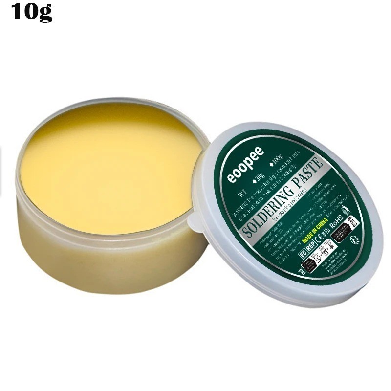 No-Clean Lead-Free Solder Flux Paste for Electronics PCB, Copper Wire & Circuit