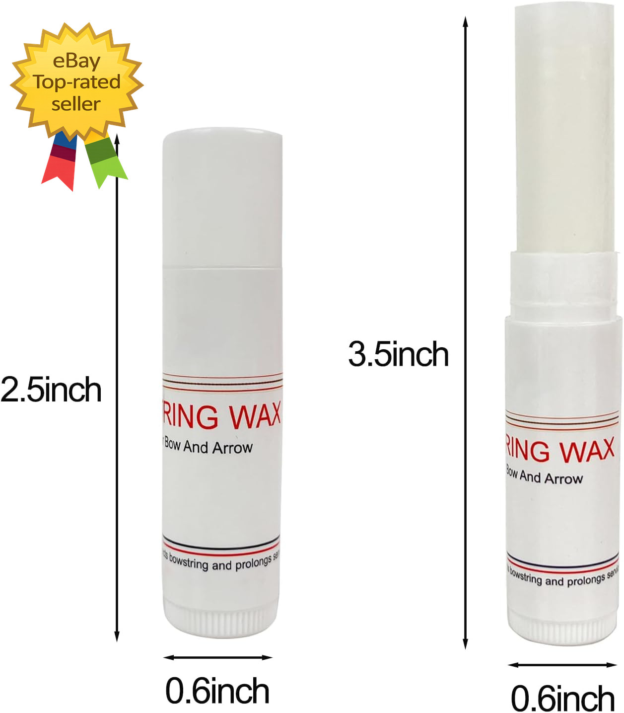 5Pcs Bowstring Wax Waterproof Archery String Wax Recurve Compound Bow Rail Lube