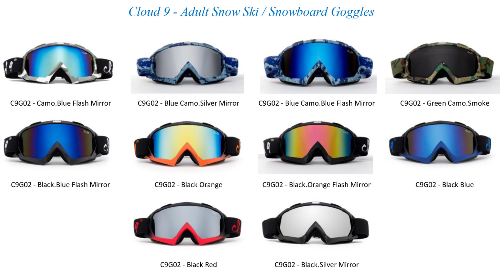Ski Goggles Winter Snowboarding Anti Fog Dual Lens UV Protection 3 Layers Foam