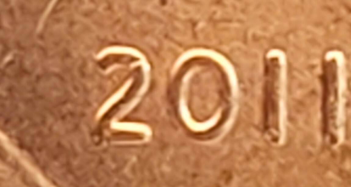 2011 Lincoln Shield Cent U.S. Coin DDO Errors