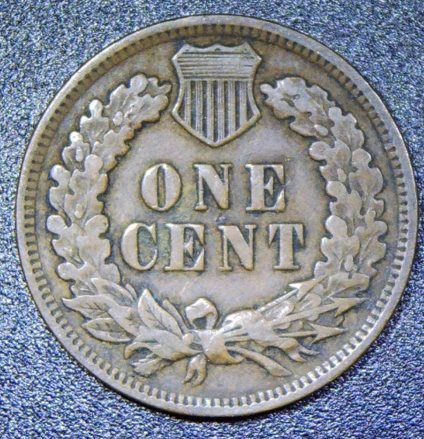 1902 Indian Cent VF/XF Circ RC36