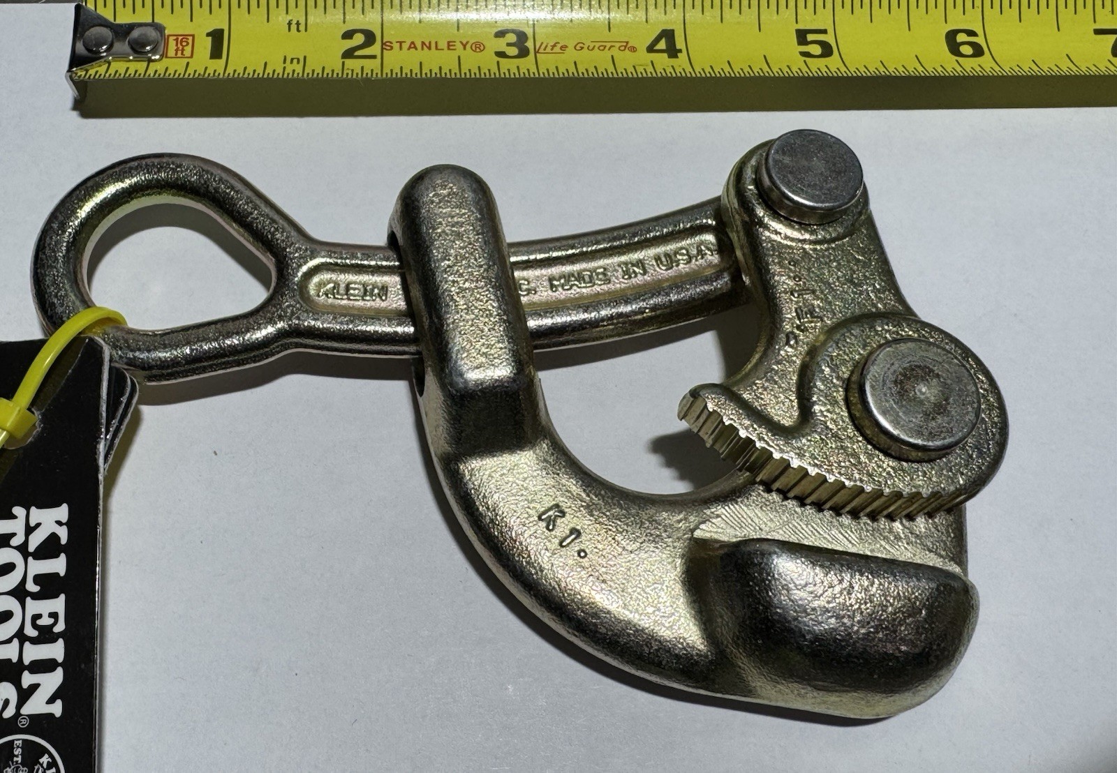 KLEIN TOOLS 1604-10 Cable Pulling Jaw Grip 2500 lb Max .06-.25 in