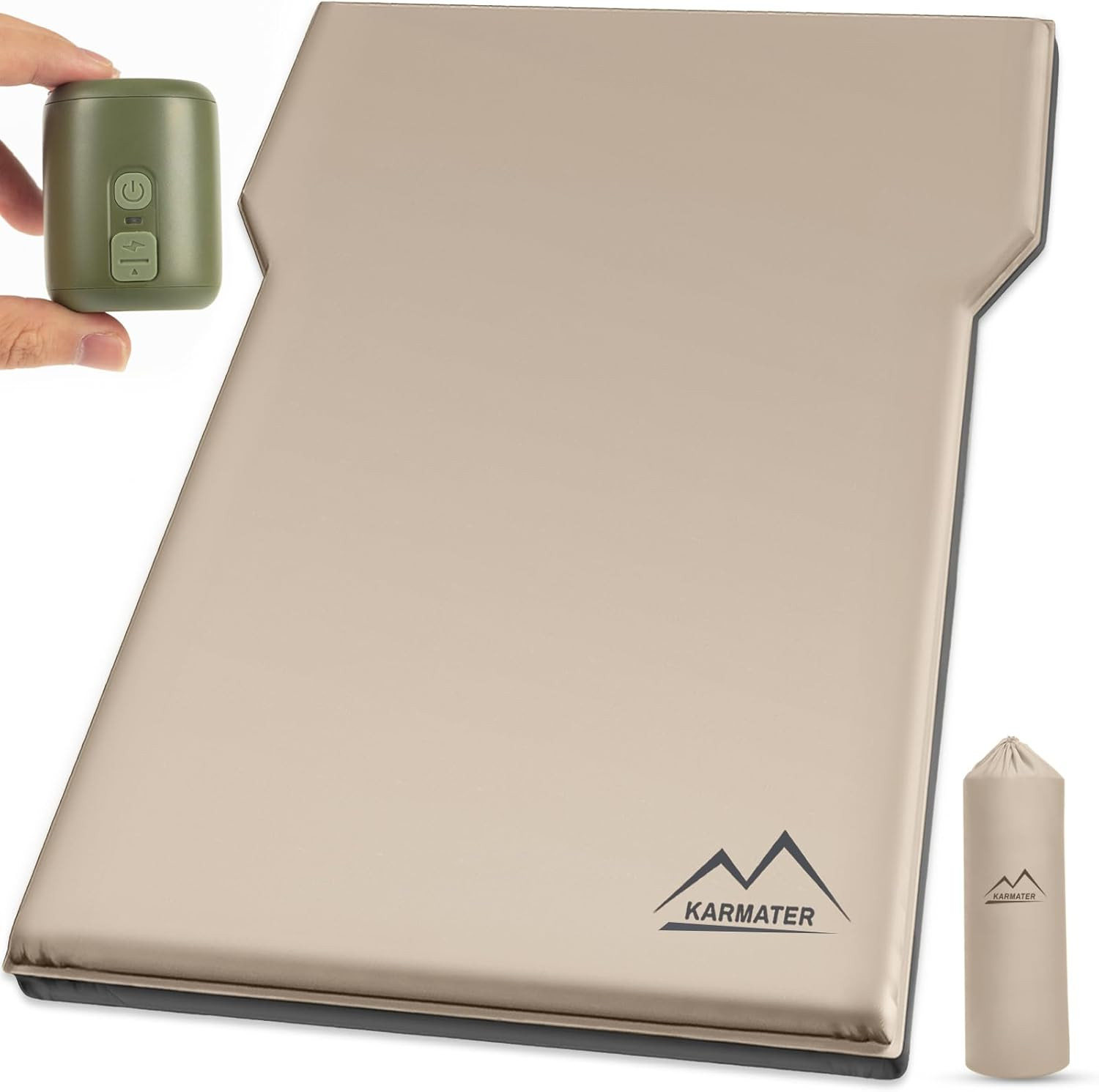 SUV Air Mattress Car Bed Camping, Inflatable Car Camping Pad with Air Pump, Ultr