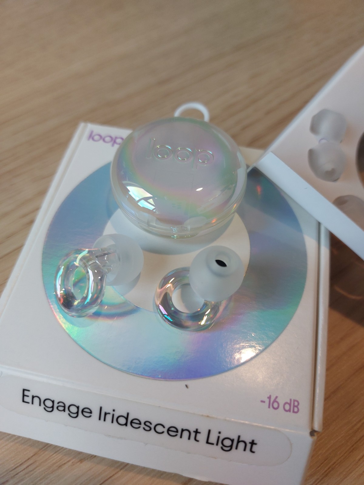 SEALED Loop Earplugs Iridescent Light Engage Official Genuine Transparentrainbow