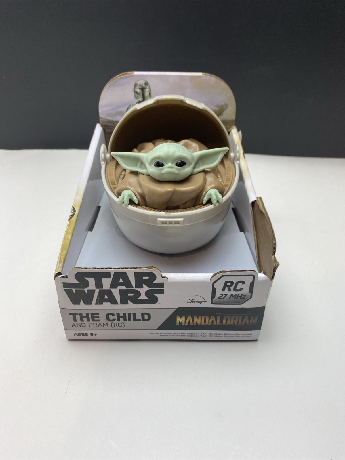 Star Wars Remote RC Car Baby Yoda Mandalorian The Child and Pram Grogu Toy New