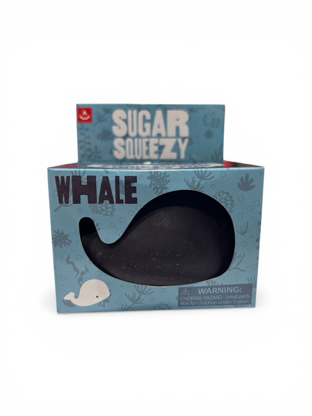 Aurora Sugar Squeezy Whale Black Squeeze Ball Squishy Fidget Toy