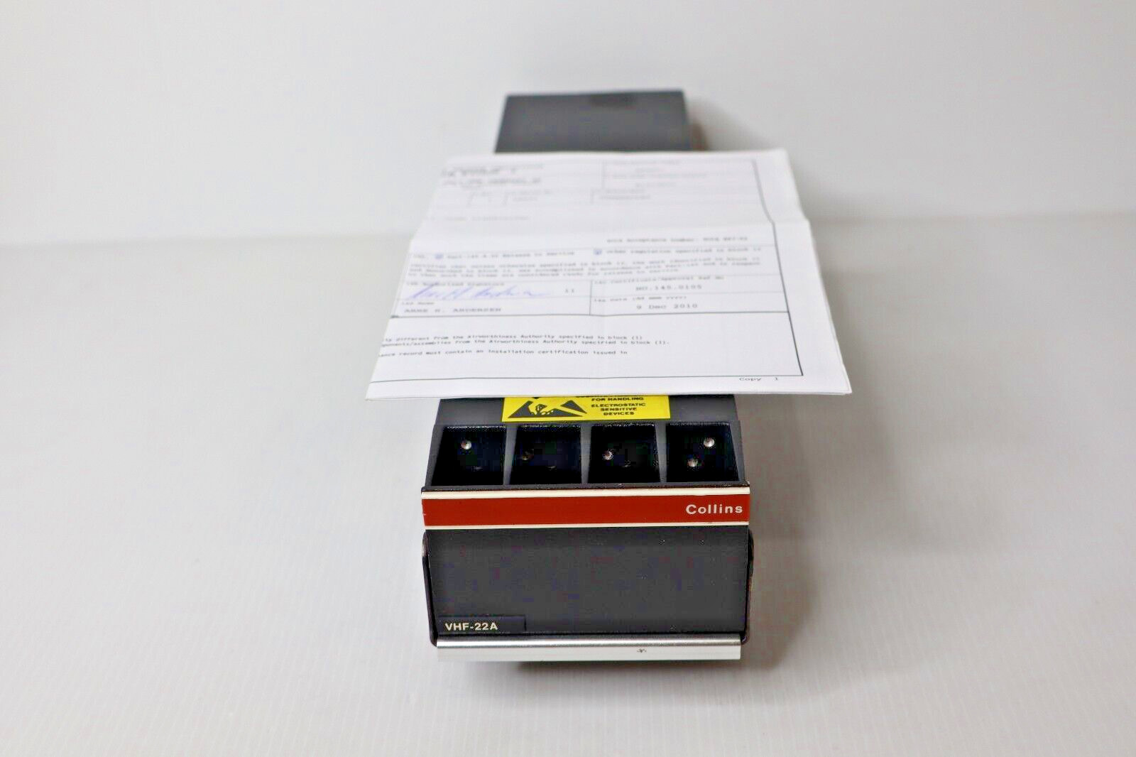 Collins VHF-22A VHF COMM Transceiver 622-6152-011 with Overhauled EASA FORM 1