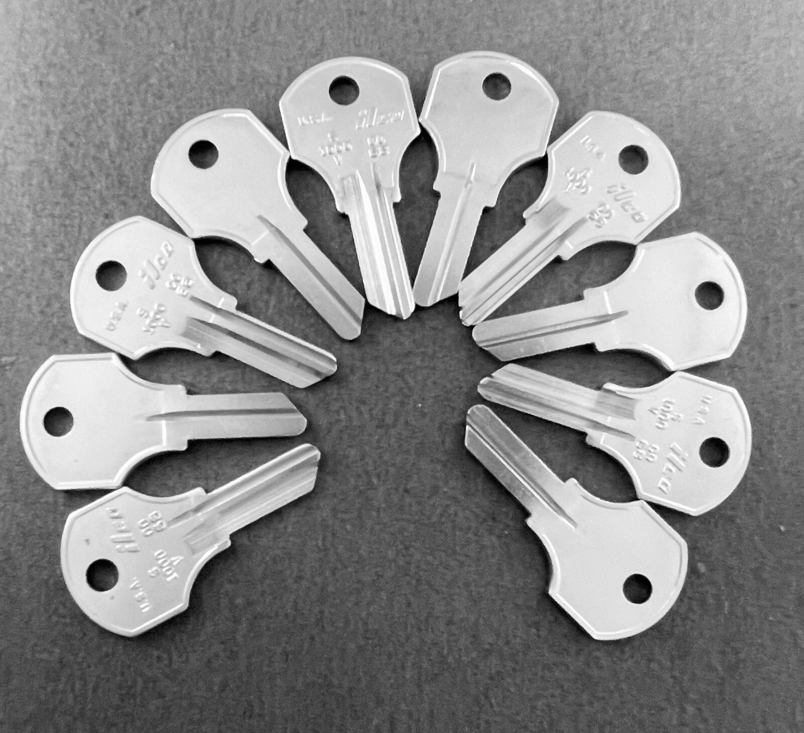 Lots of CO68 S1000V CCL-11 CO7 20VS Type Key Blanks for Corbin CCL
