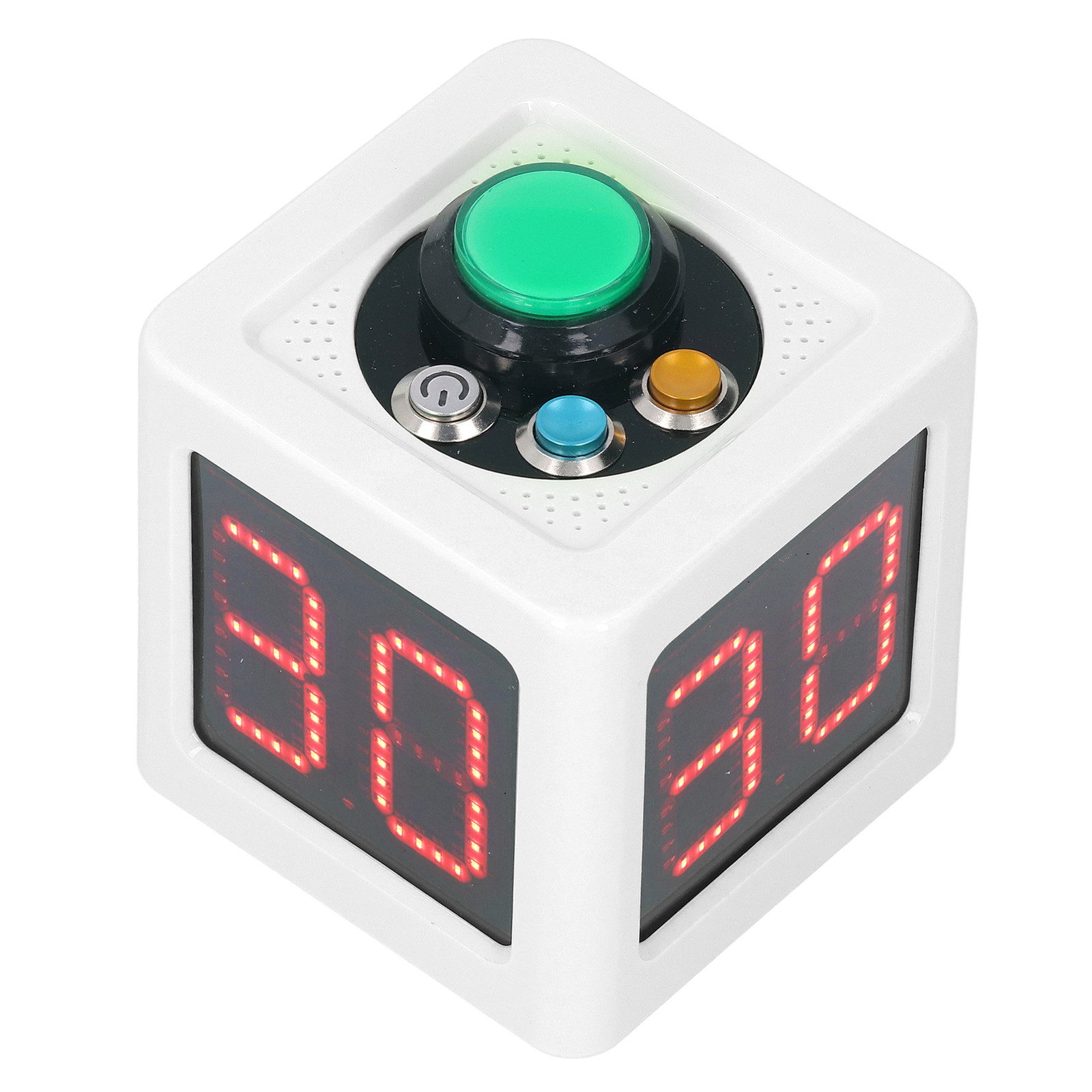 Cube Timer 1.4in 4 Side Digital Shot Countdown Stopwatch For Chess Casinos Part