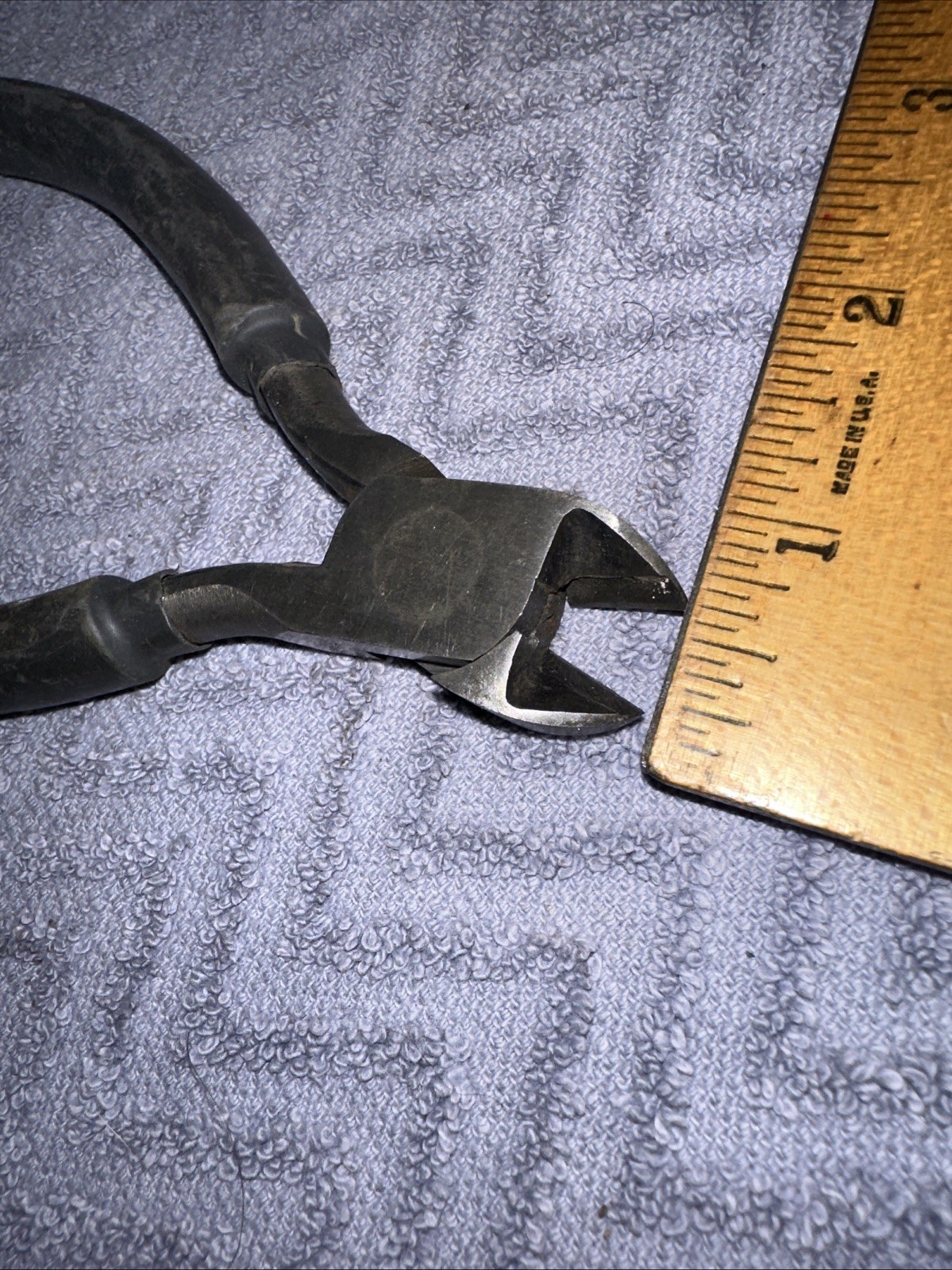 Vintage Utica Tools Wire Cutter Diagonal Hand Tool #455