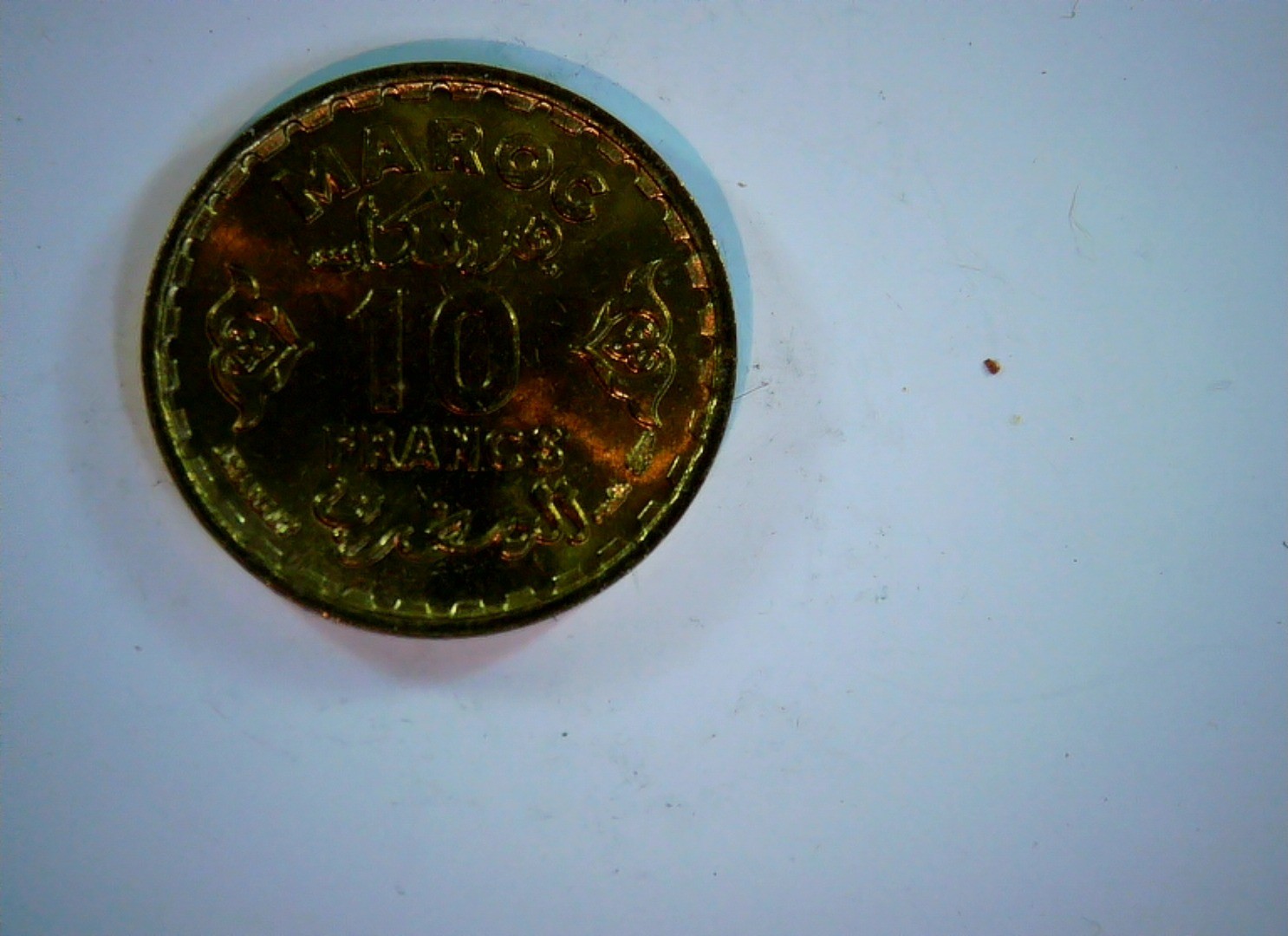 Morocco 10 Francs Coin