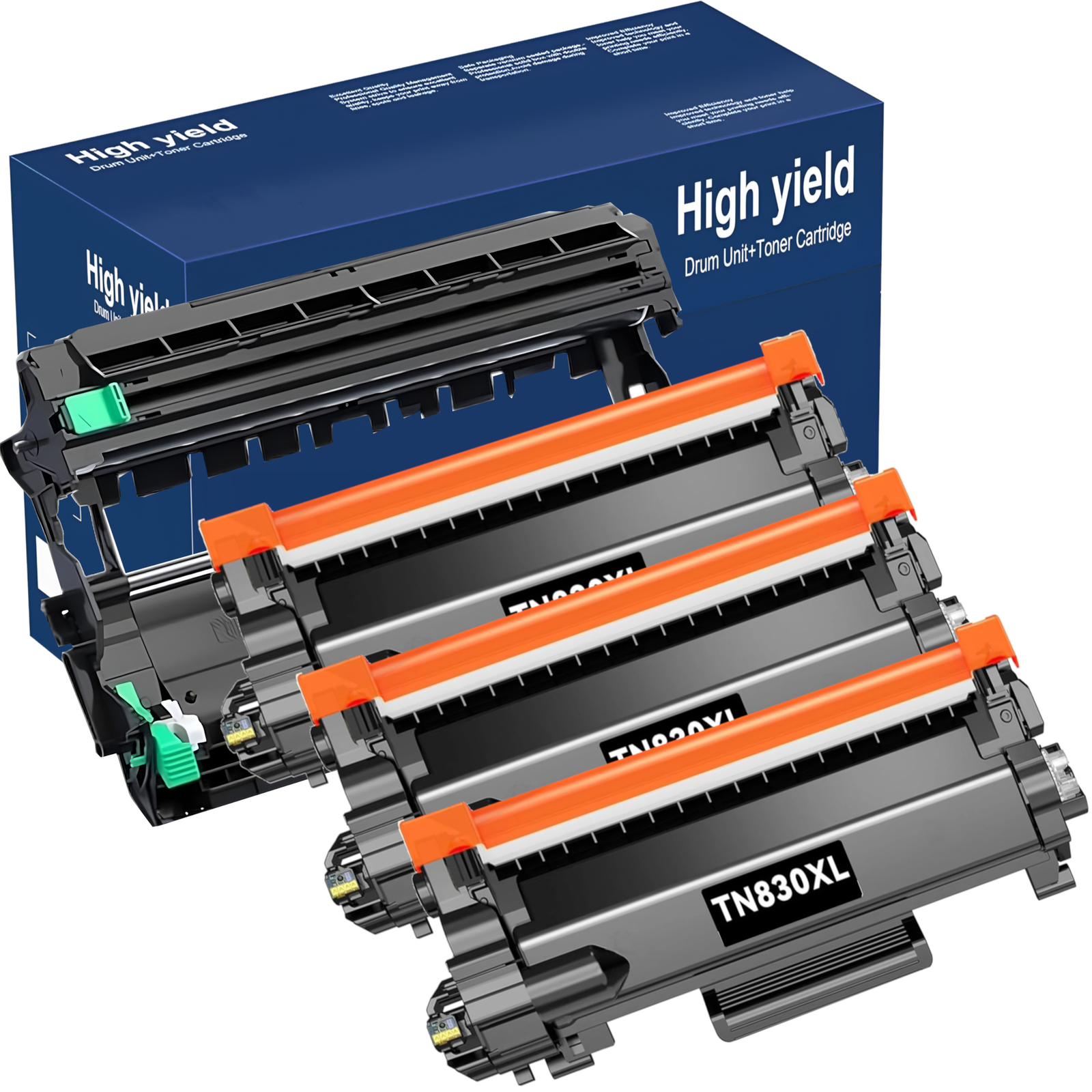 TN830XL Toner Cartridge DR830 Drum for Brother HL-L2420 DCP-L2647DW MFC-L2760DW