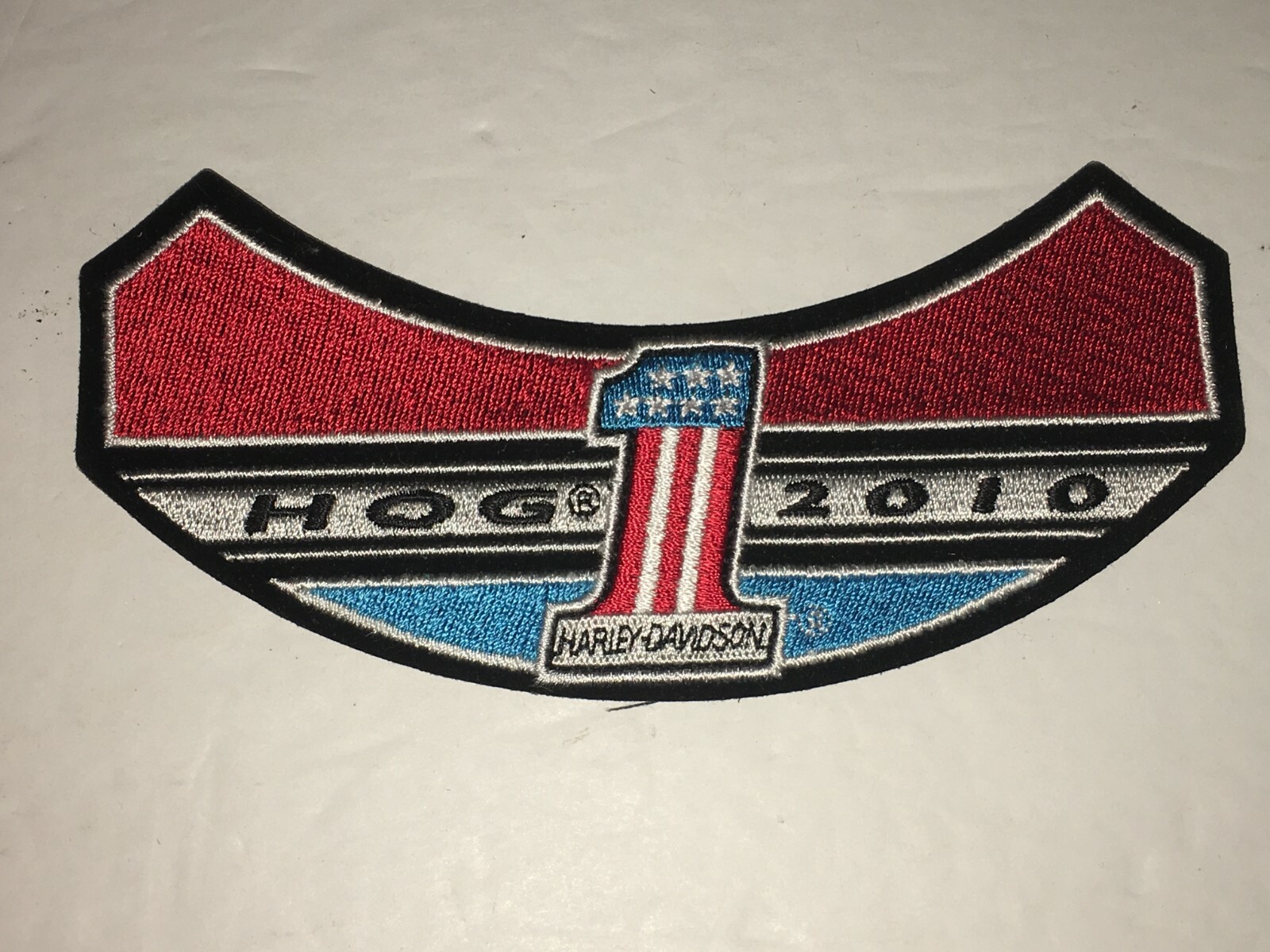 HARLEY DAVIDSON OWNERS GROUP HOG H.O.G. 2010 VEST ROCKER PATCH