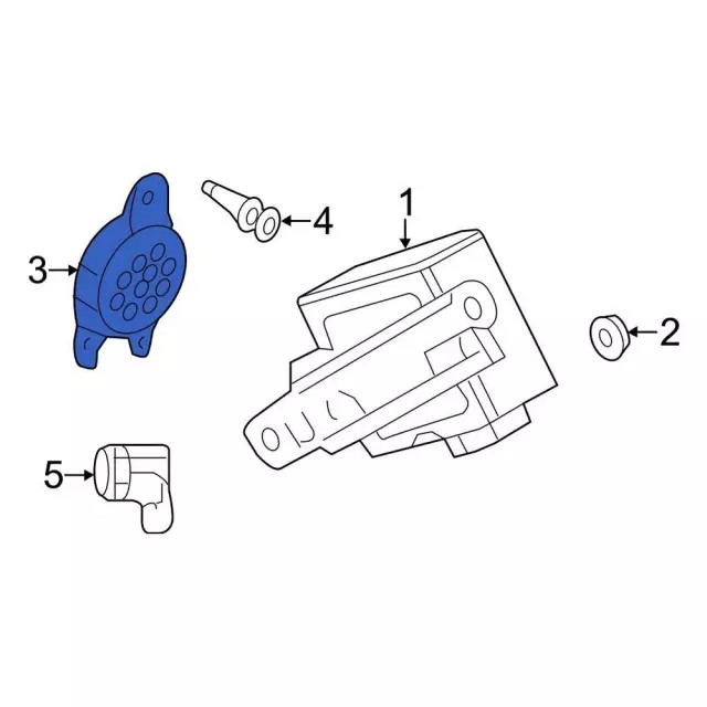 Genuine Ford Parking Aid System Speaker 3F2Z-15K864-BA