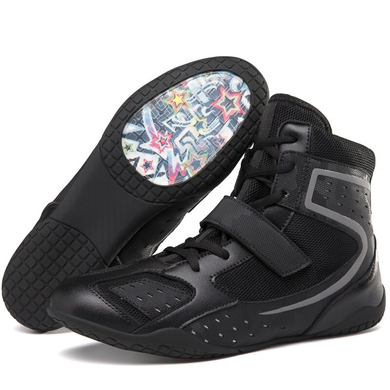 Professional High-top Wrestling Shoes Boxing Fighting Boots Wearable Sneakers
