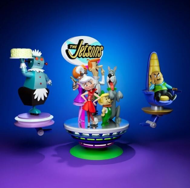 UNPAINTED Jetsons Diorama V2 3d Printed Model Kit