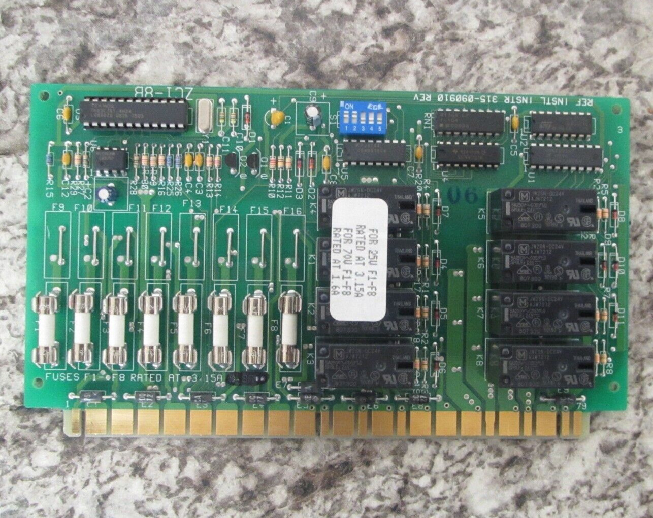 Siemens ZC1-8B Zone Card Control Module, ZC1-8B-25 70 USED FREE SHIPPING