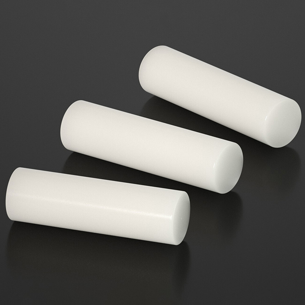 18mm-60mm Diameter White Nylon Solid Column Pin Coupling Plastic Rod Round Bar