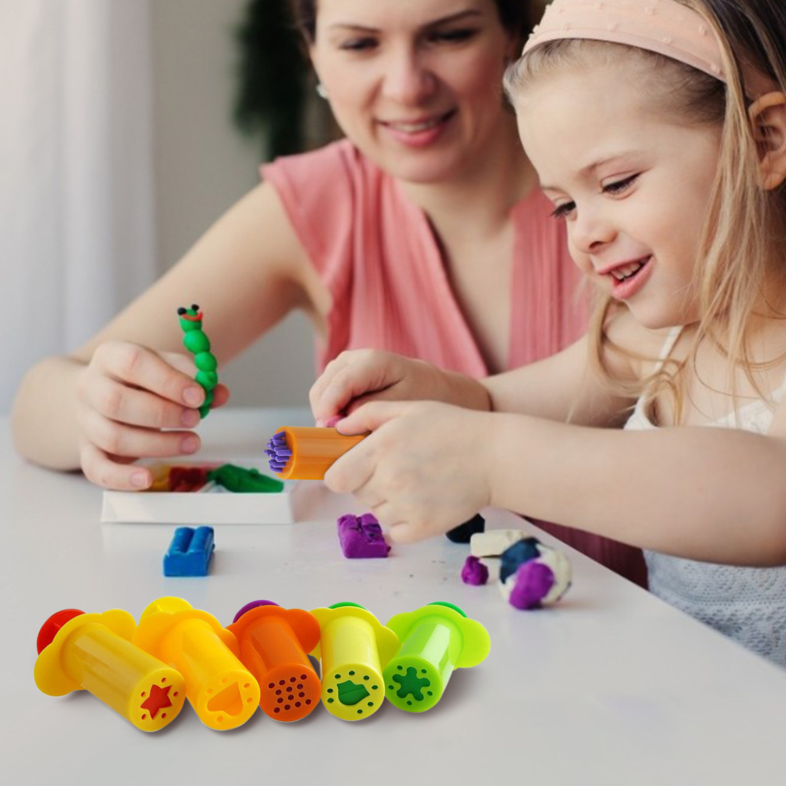 Playdough Extruder Tools Kit For Children Ages 3 Assorted Designs Dough