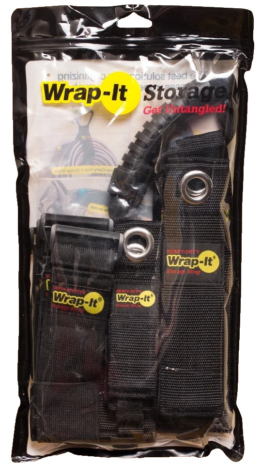 Wrap-It Storage Garage Organization Value Pack Assorted Straps for Storage