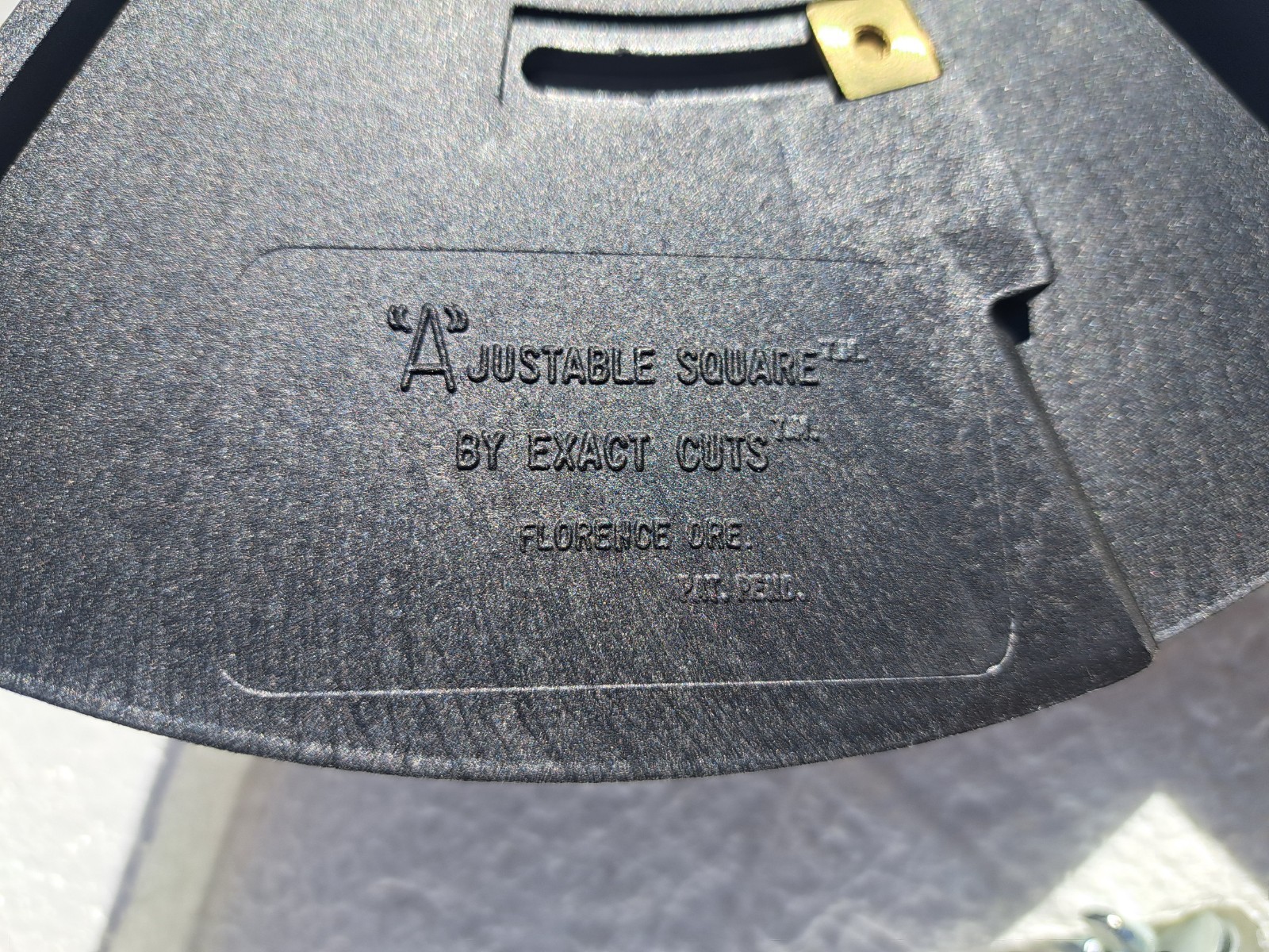 Exact Cuts Adjustable Square Use With Radial And Table Saws