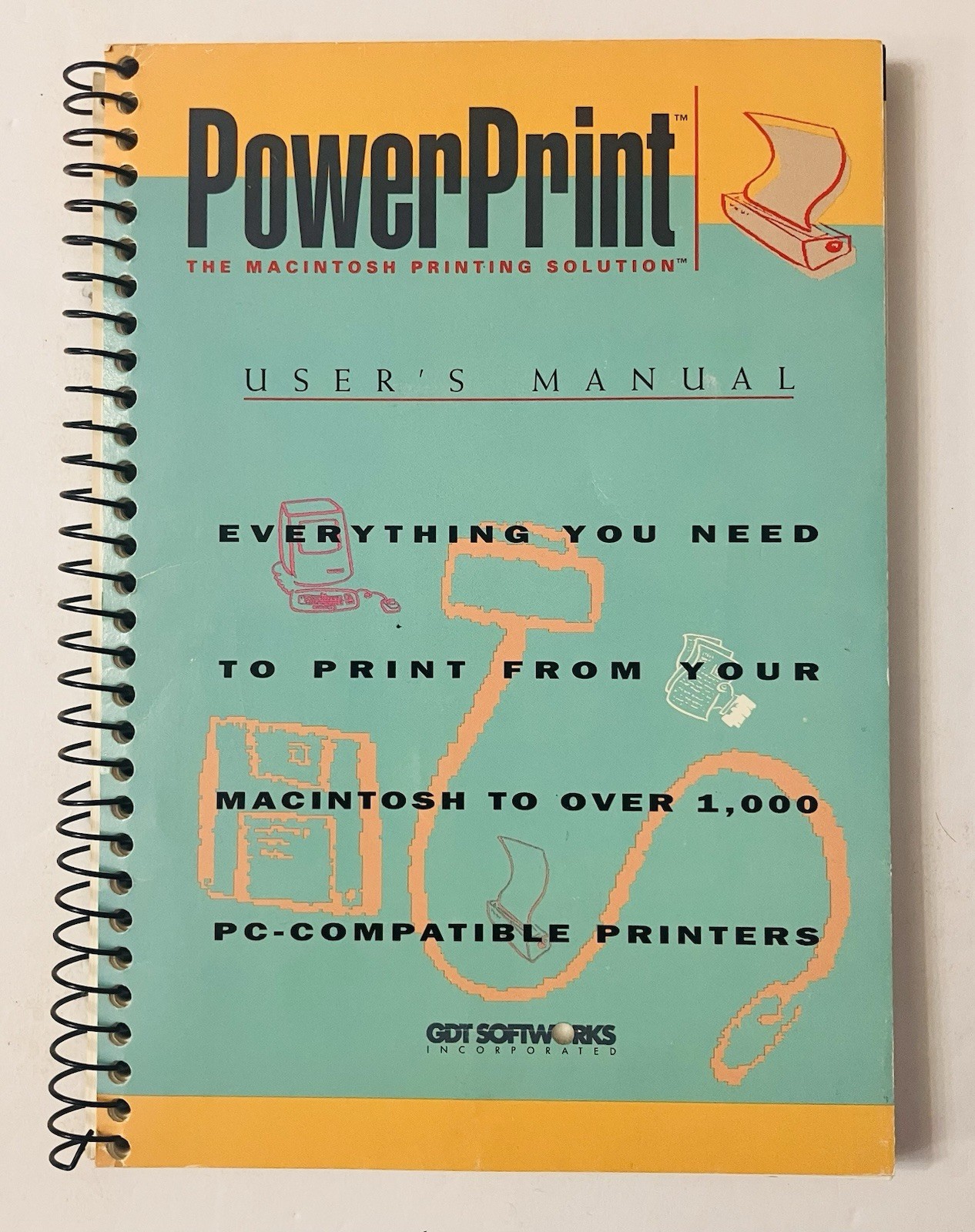PowerPrint v2.5.2 Macintosh 3.5 Floppy Disk Set GDT Software