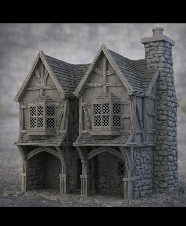 Briarwood Shop 1 -28mm Scale -Pillage -Baron's War -Fantasy Terrain -RPG