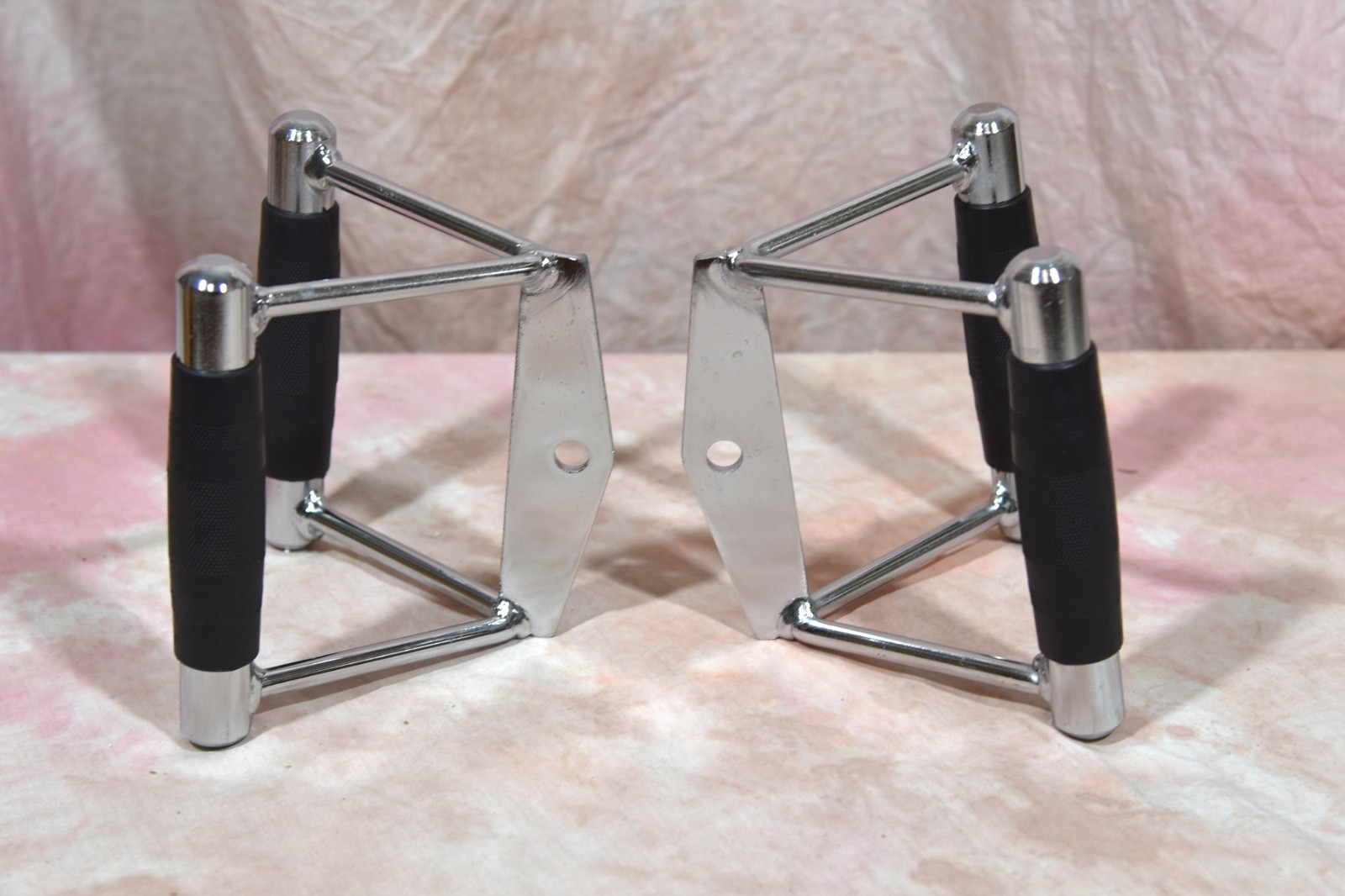 2-Double D Row Handle Cable Attachment for Weight Workout Home Gym