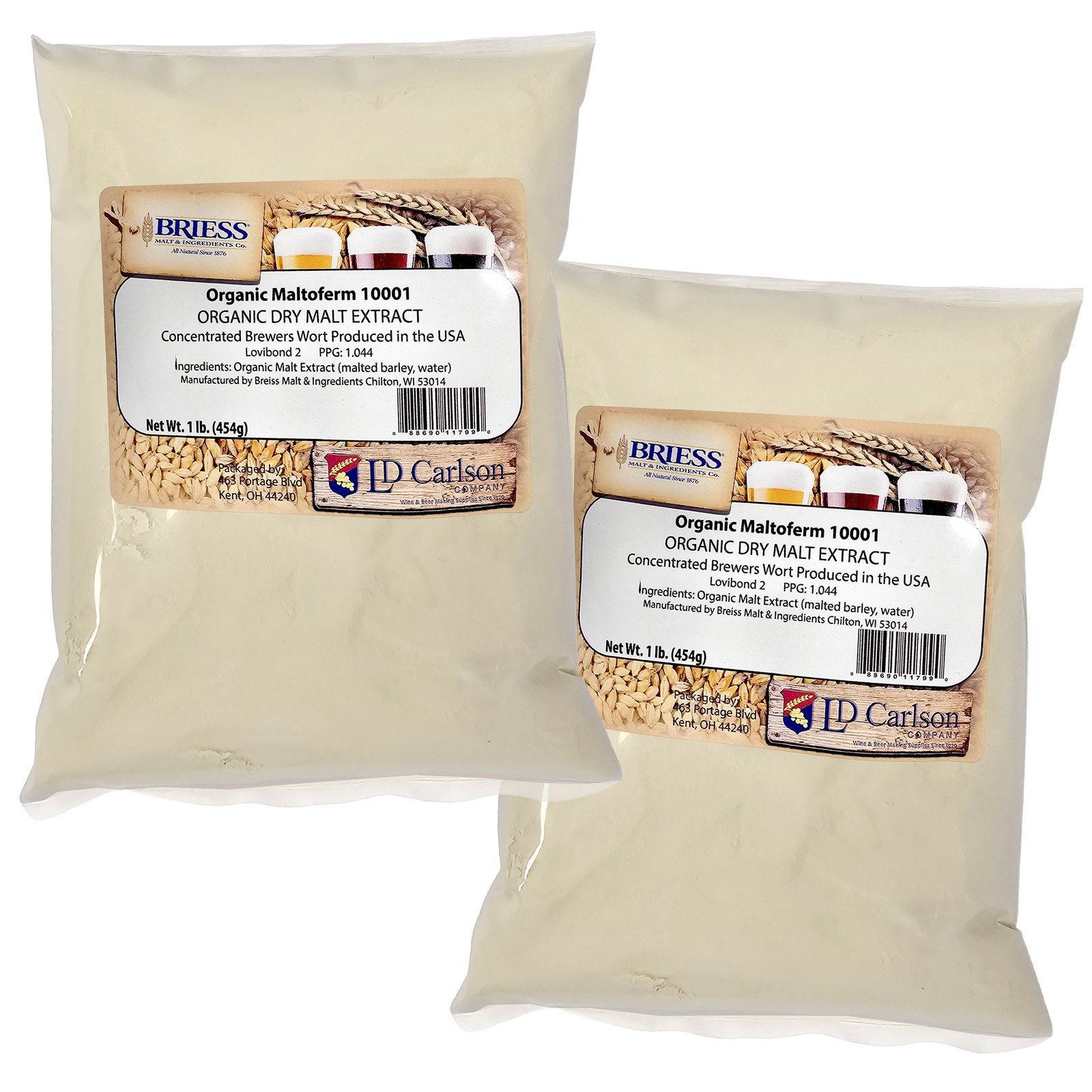 Organic Light DME-Maltoferm 10001-1Lb (Two Pack)