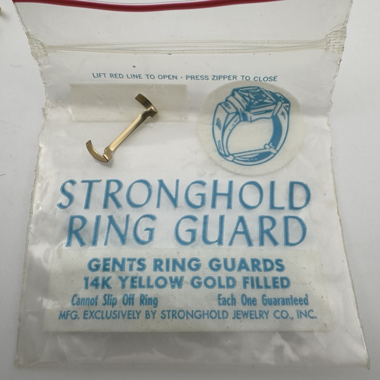 14K Yellow GOLD FILLED Gents/Large Ring Guard Sizer Tightener STRONGHOLD