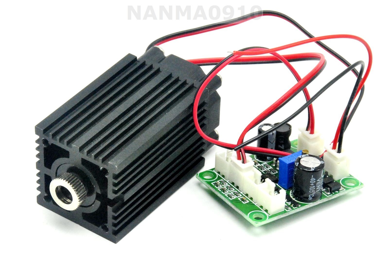 Focusable 980nm 50mW Dot Infrared IR Laser Diode Module  12V+ TTL+ Fan Cooling