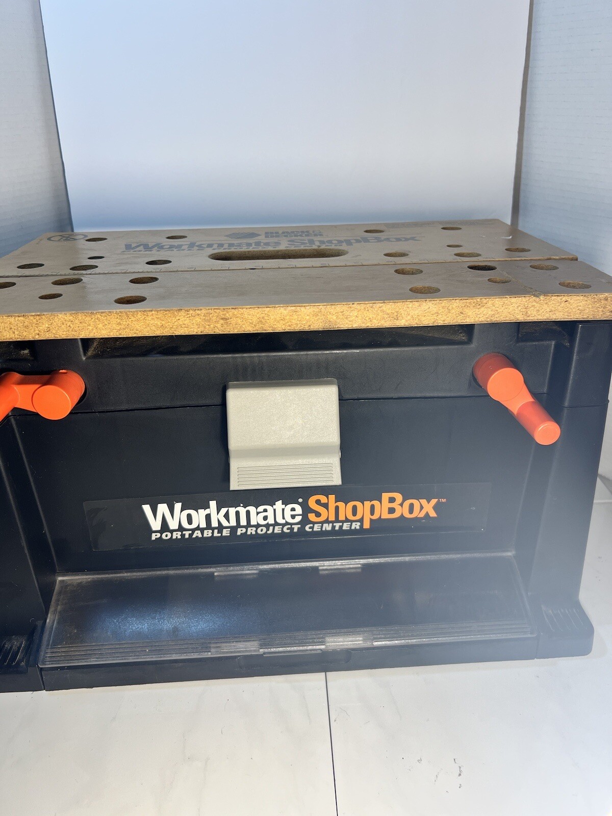 Vintage Black & Decker WORKMATE Shop Box w/ Tray Portable Project Center