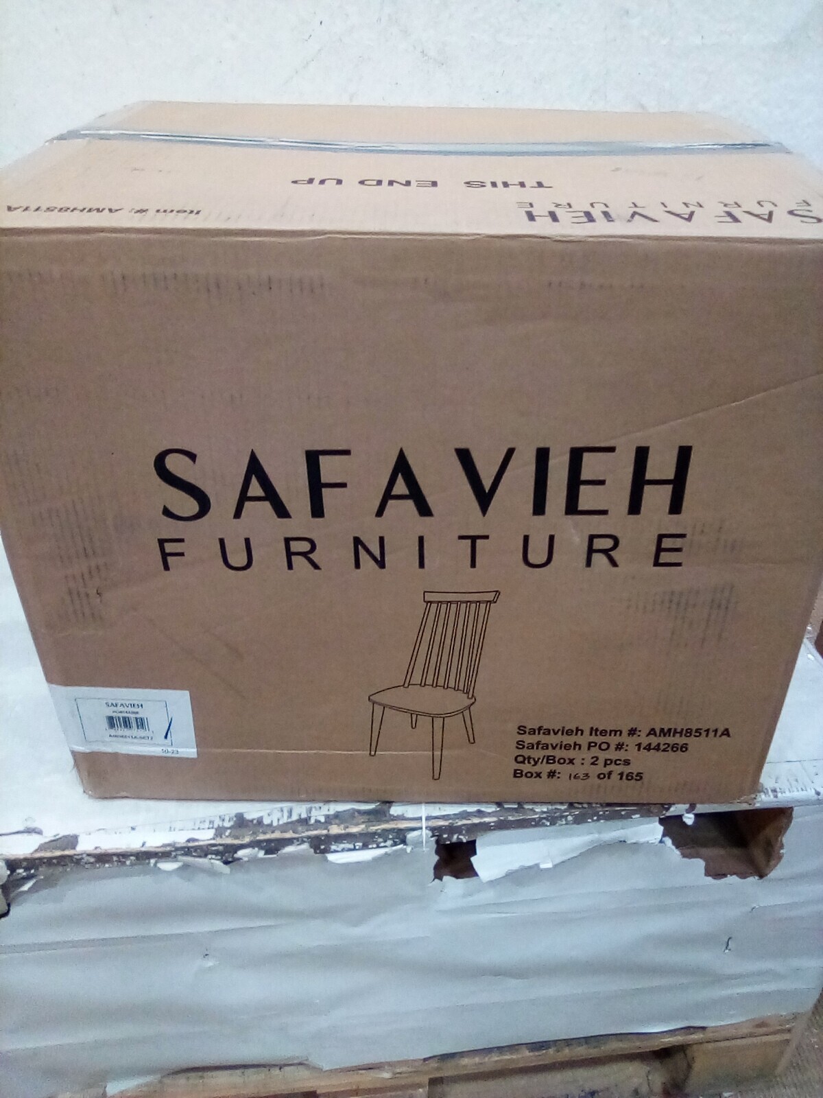 Safavieh BURRIS SIDE CHAIR, Reduced Price 2172729745 AMH8511A