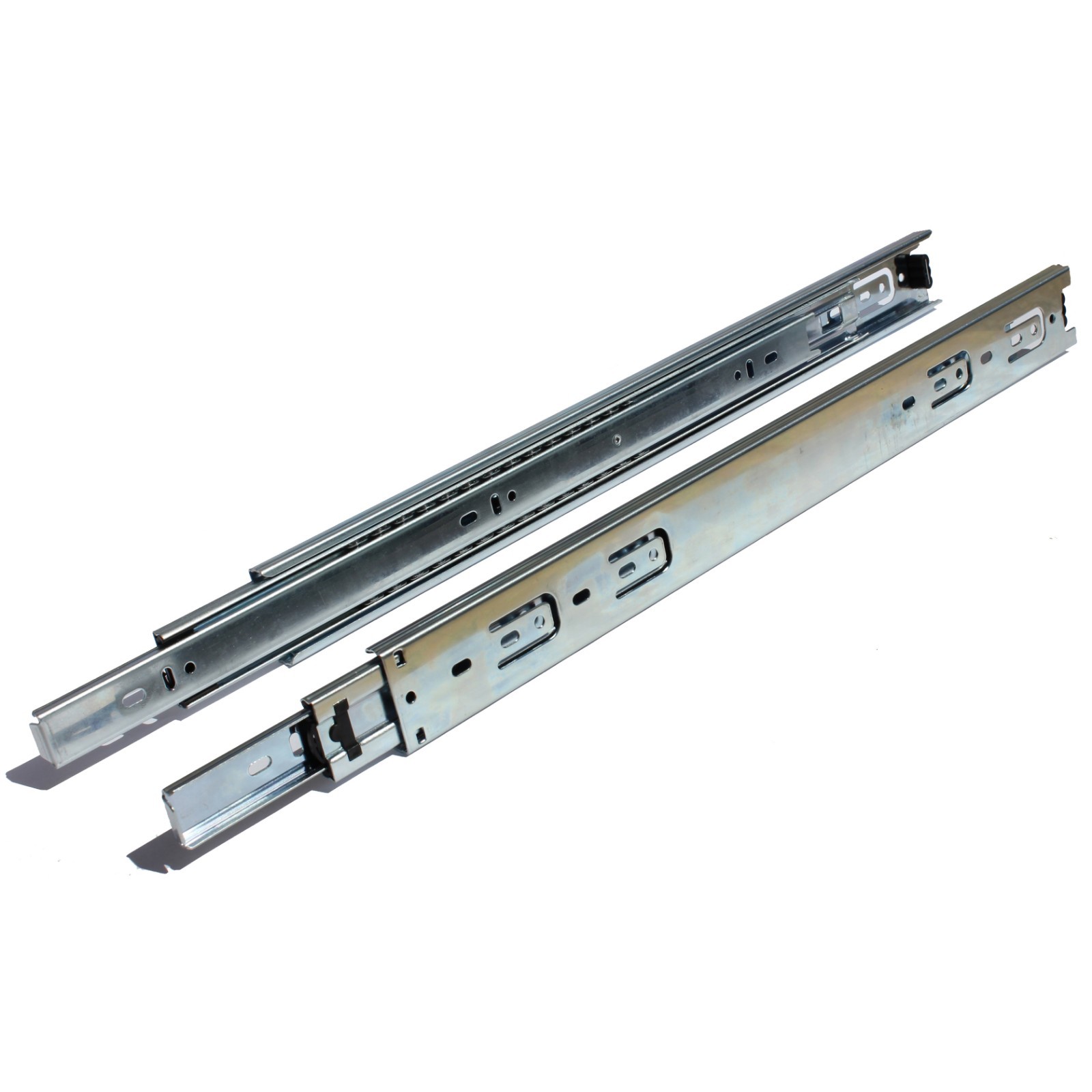 GlideRite 10-28” Full Extension 100lbs Side Mount Ball Bearing Drawer Slides