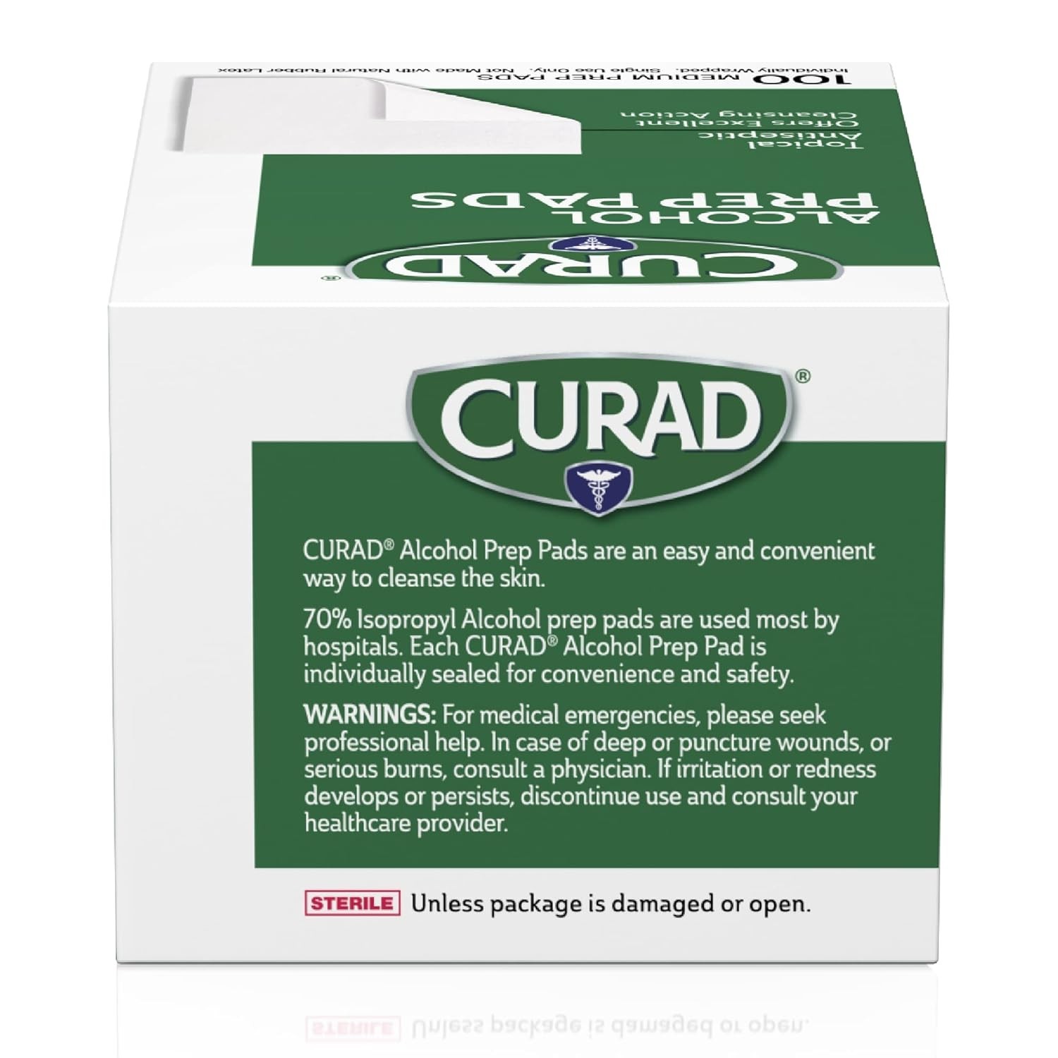 400 Count Individually Wrapped Alcohol Prep Pads - Essential First Aid Wipes