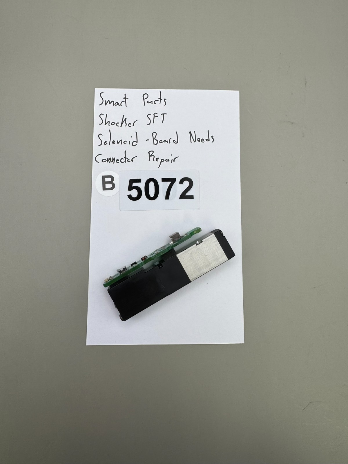 Smart Parts Shocker SFT  Solenoid-Board Needs Connector Repair