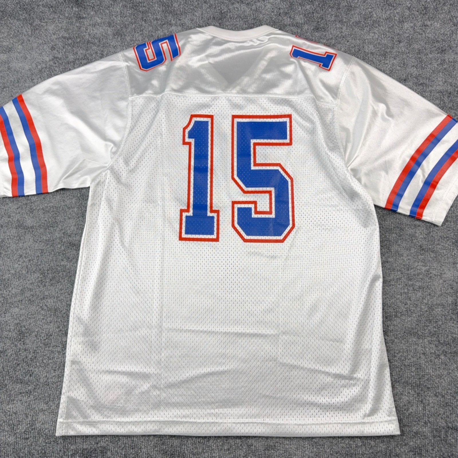 Nike Florida Gators Tim Tebow Jersey Mens Large Mesh White Blue #15 NCAA