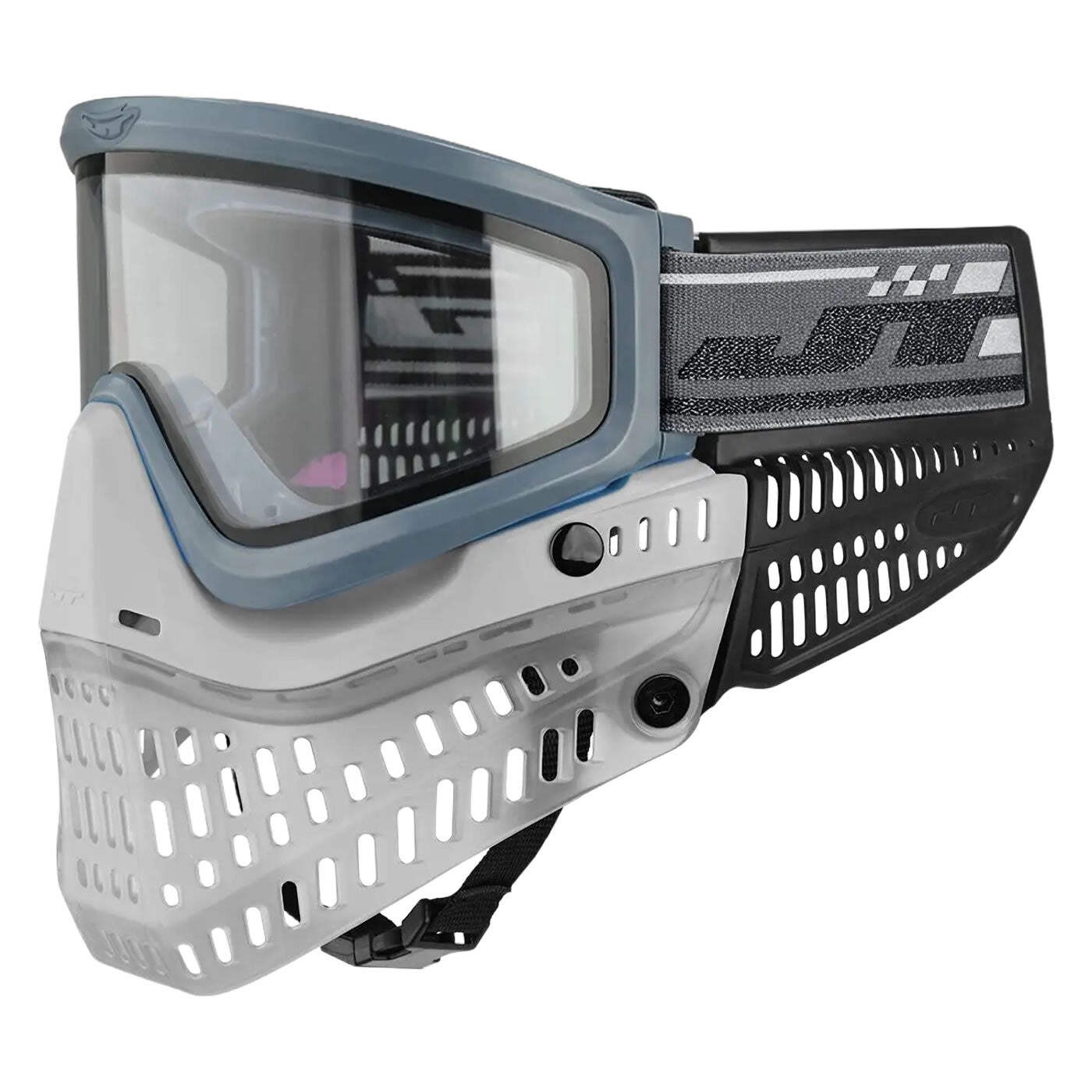 JT QLS Complete Goggle Frame - Dark Grey w/Clear Lens