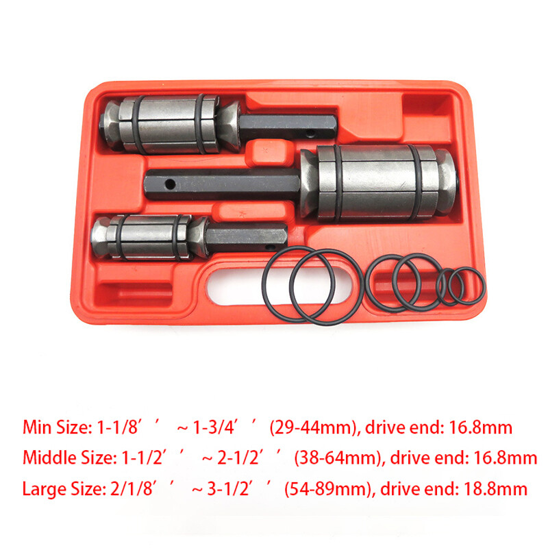 3 Pc Tail Pipe Expander Exhaust Pipes Muffler Spreader Tool Set Spreading Kit