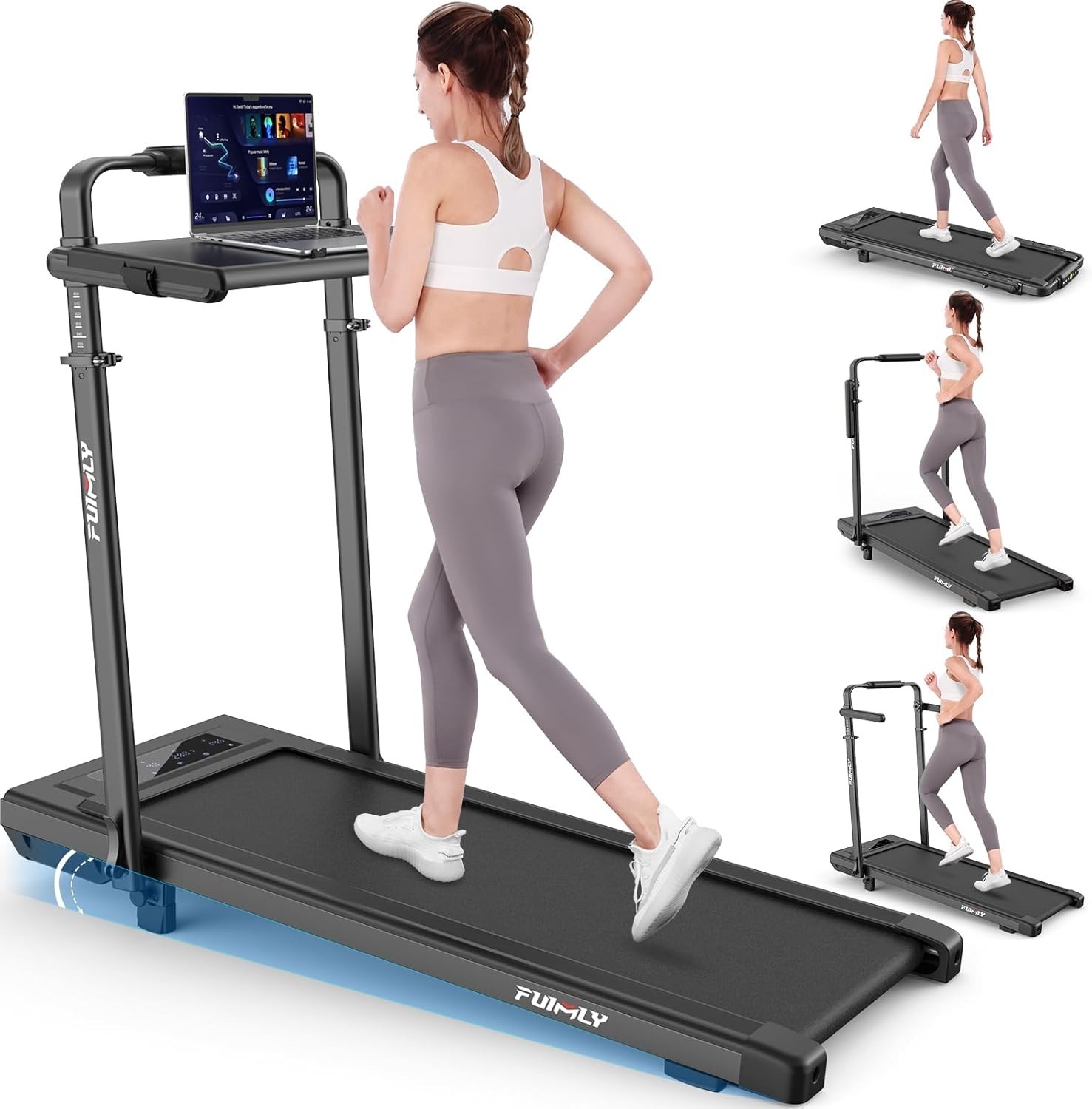 Multi-functional Treadmills ,8% Incline Treadmill Machine for Home&Gym Excercise