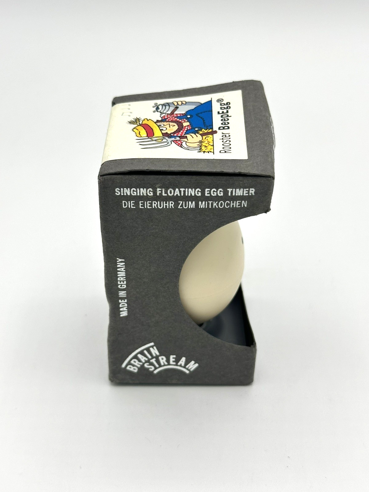 BrainStream BeepEgg Musical Singing Floating Egg Timer Chicken Rooster New