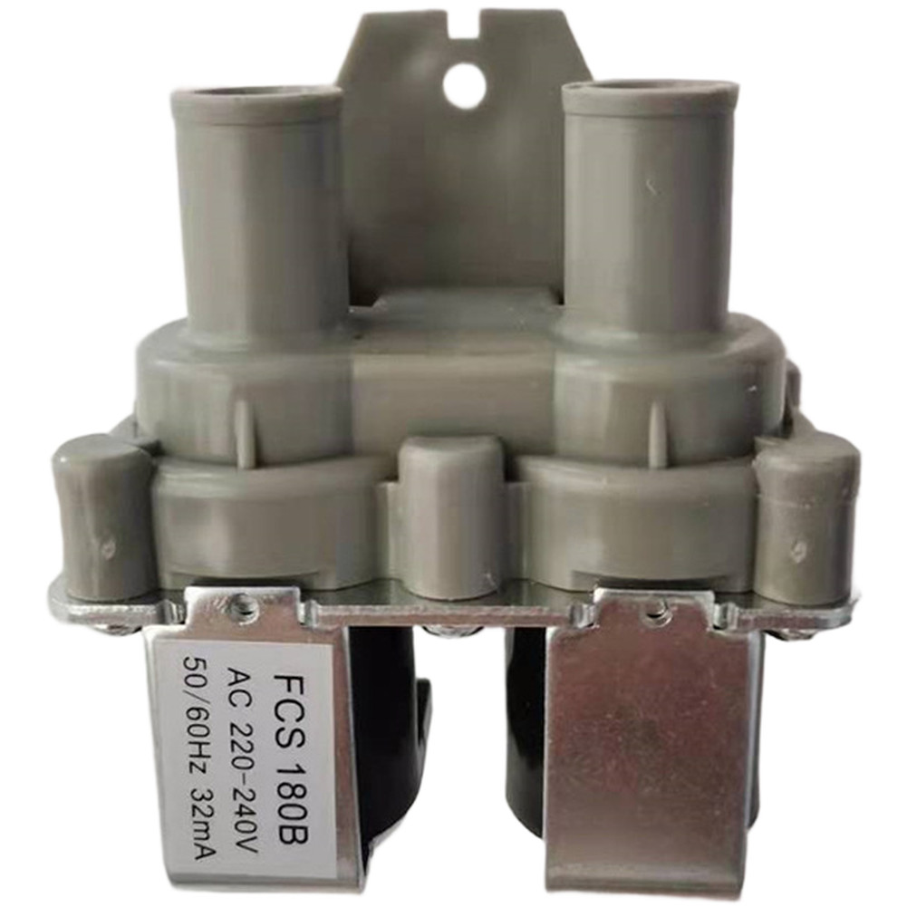 For Automatic Washer Double Head Inlet Valve FCS360A U ABS Gray 220-240V