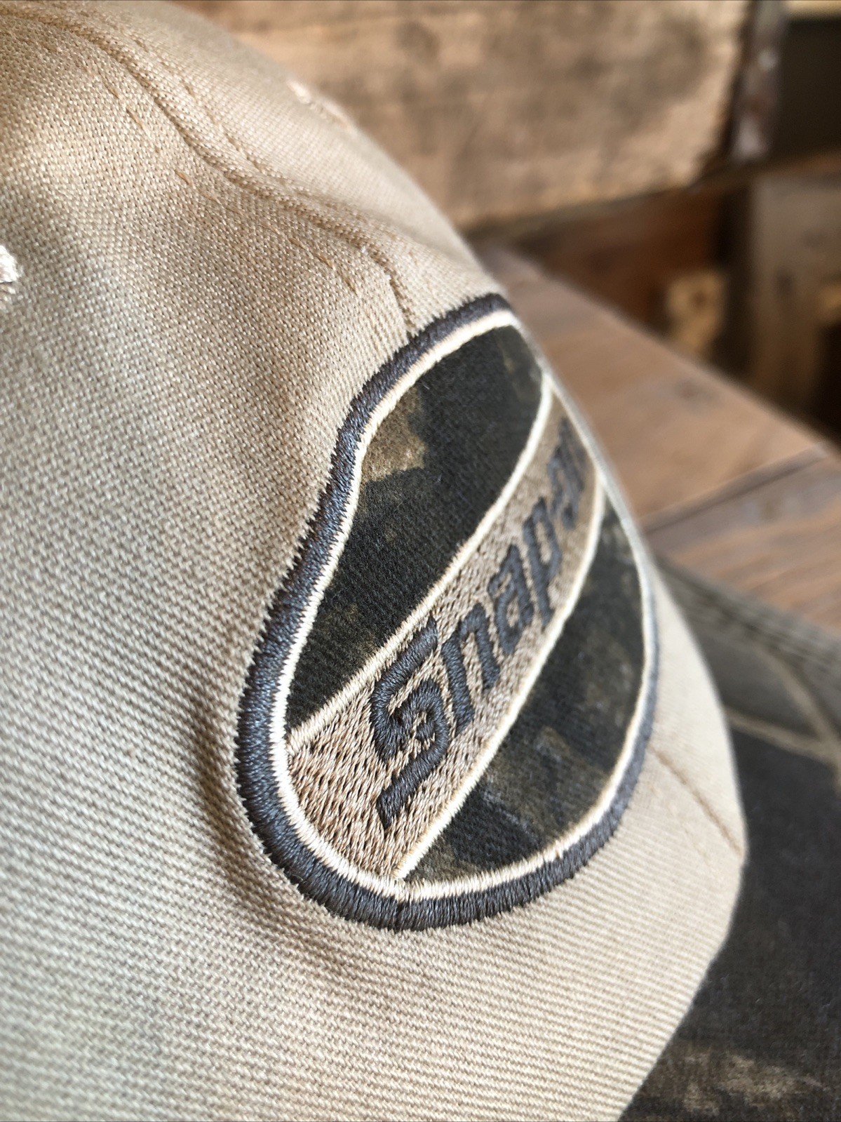 Snap- On Tools Hat Mens Camo Snap Back Embroidered Snap Camo