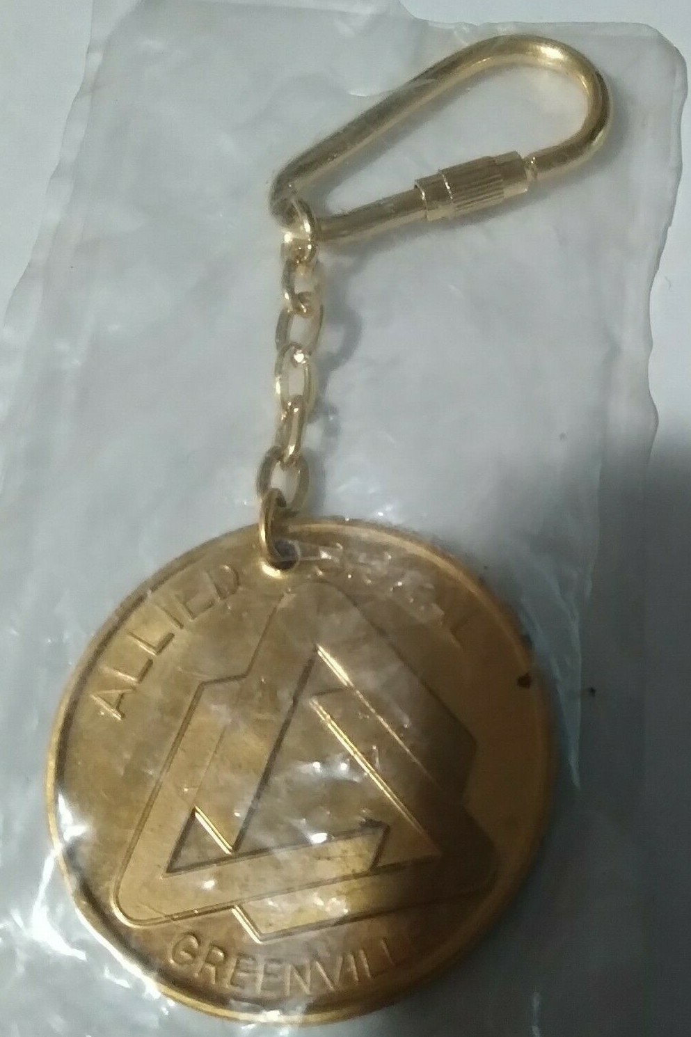 1990 Allied Signal Engines Commemorative Keychain Medallion Honda Supplier