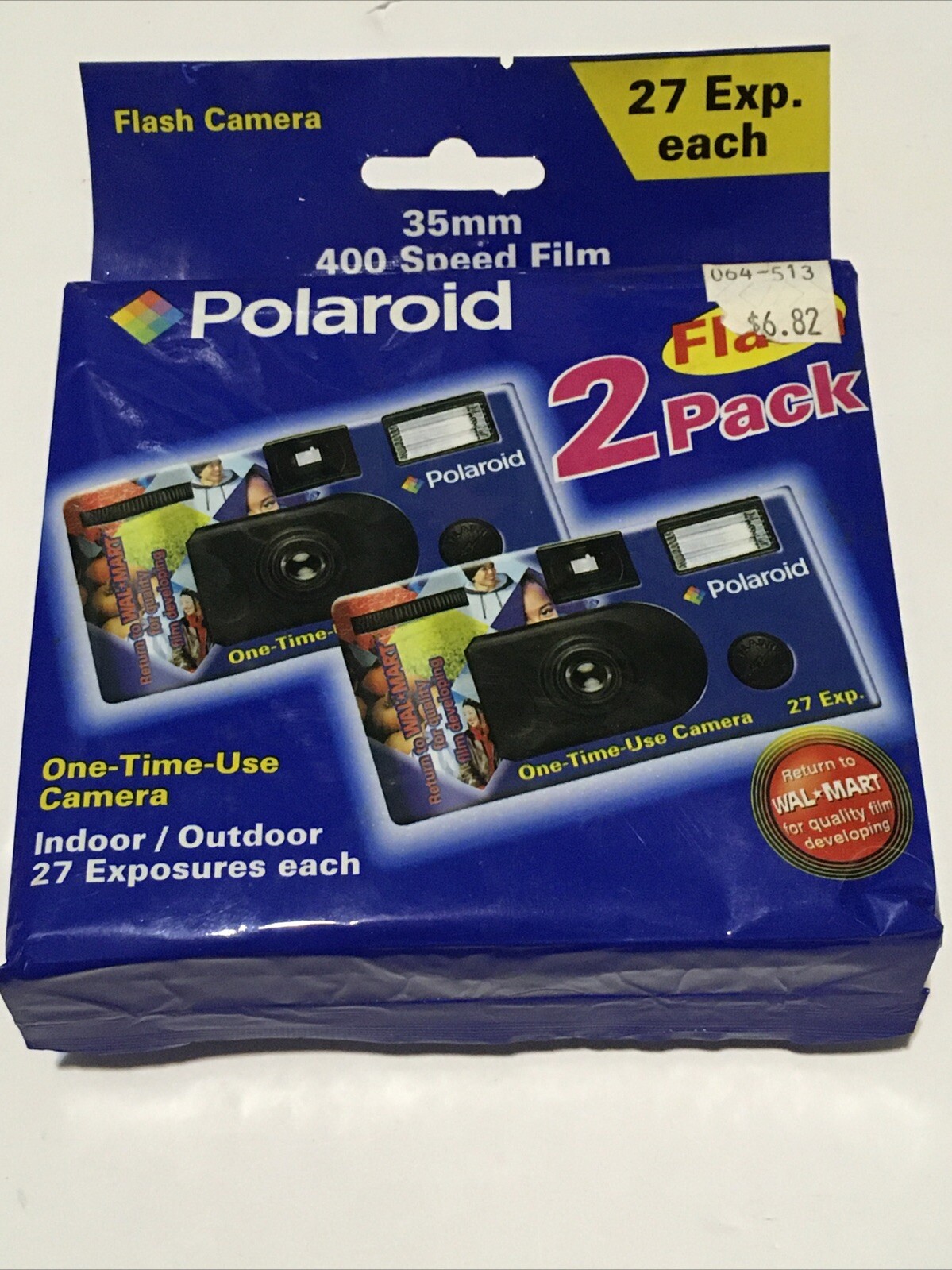 Polaroid One Time Use Camera 2 pack Fun Shooter