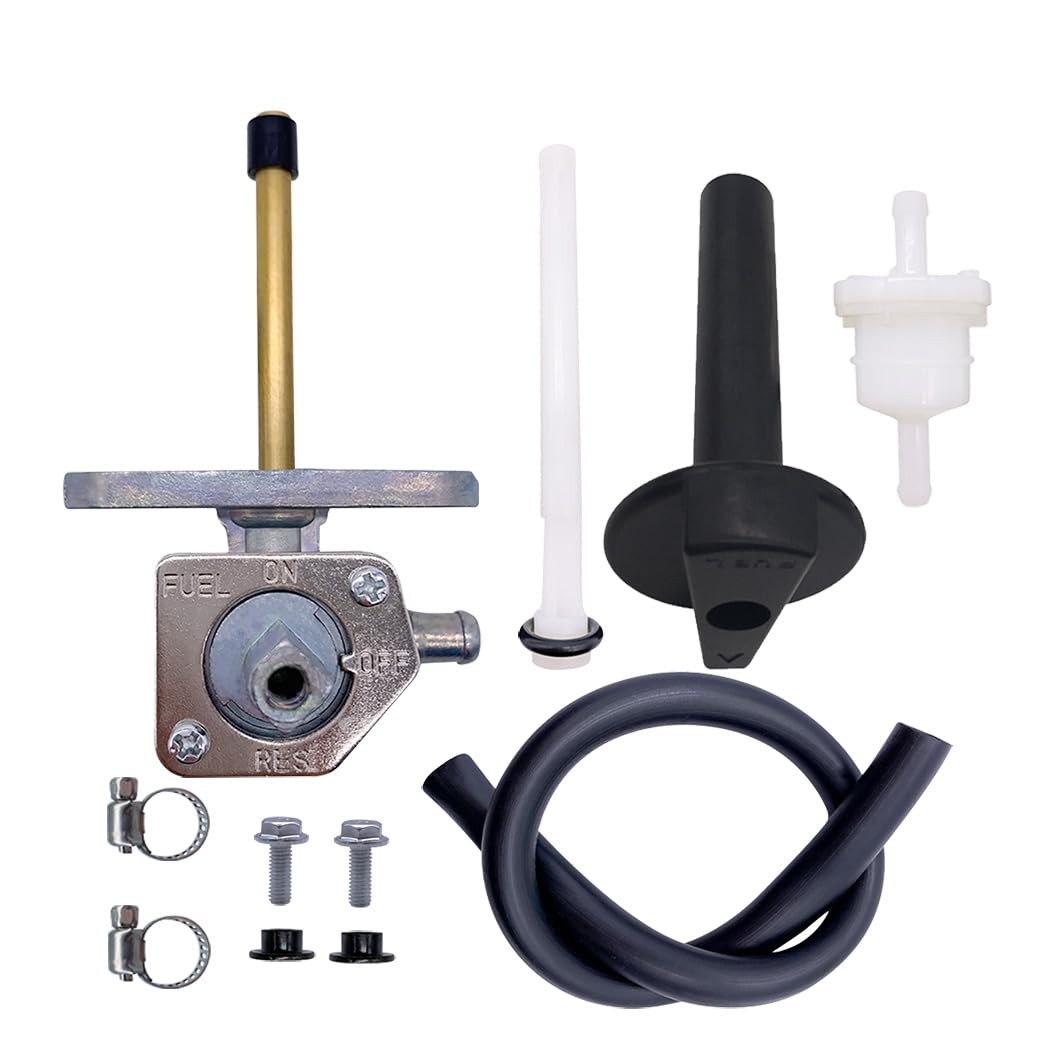 Fuel Valve Switch Petcock with Lever Screw Fits For Honda ATV Rancher 350 400...