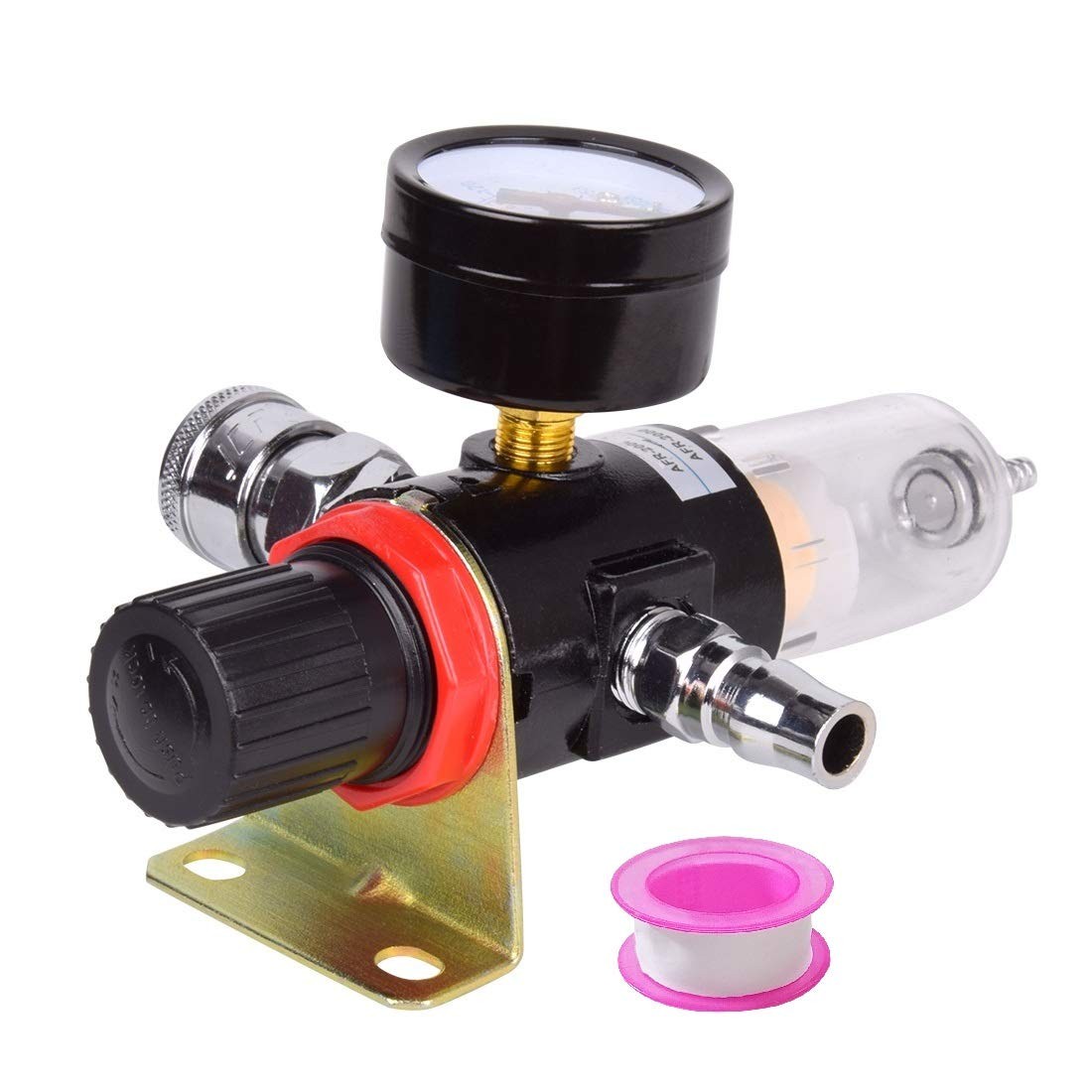 1/4" BSP Air Compressor Moisture Filter Trap Oil Water Separator Regulator